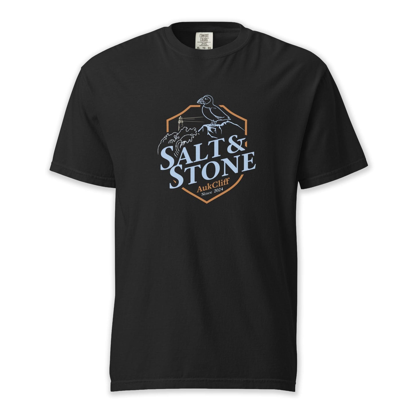 AukCliff® The Origin Collection T-shirt Black / S Salt & Stone Comfort Colors T-Shirt