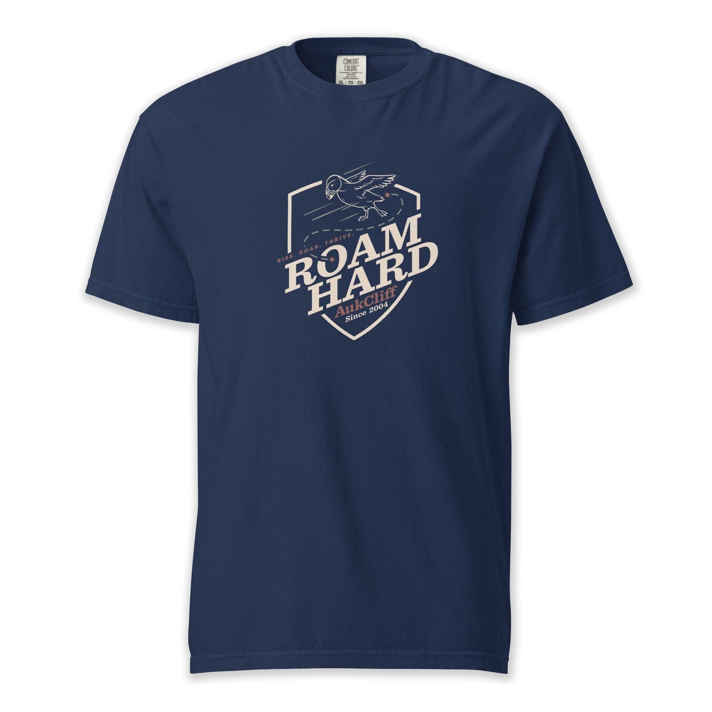 AukCliff® The Origin Collection T-shirt True Navy / S Roam Hard Comfort Colors T-Shirt