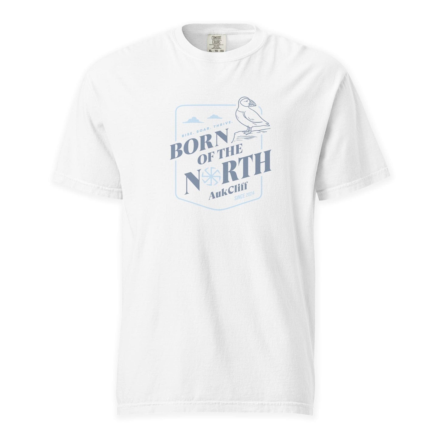 AukCliff® The Origin Collection T-shirt White / S Born of the North Comfort Colors T-Shirt