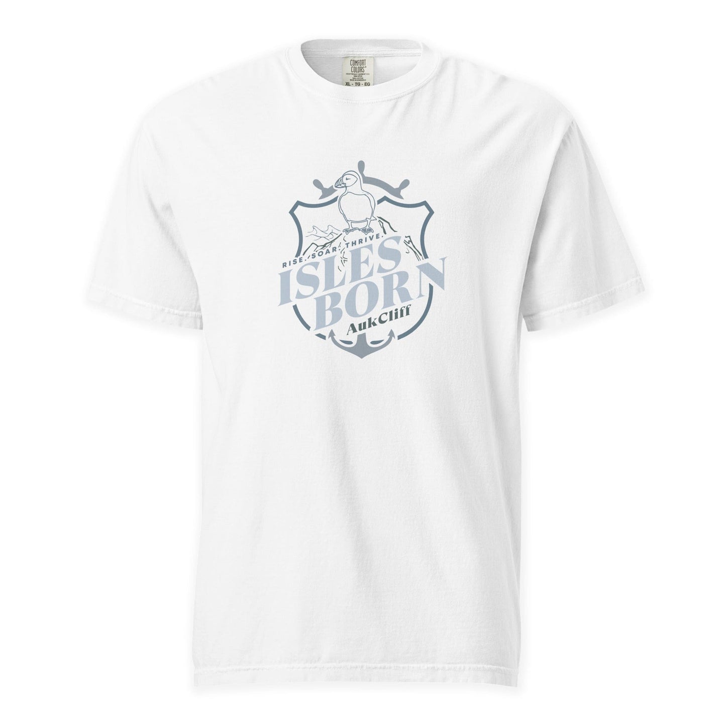 AukCliff® The Origin Collection T-shirt White / S Isles Born Comfort Colors T-Shirt