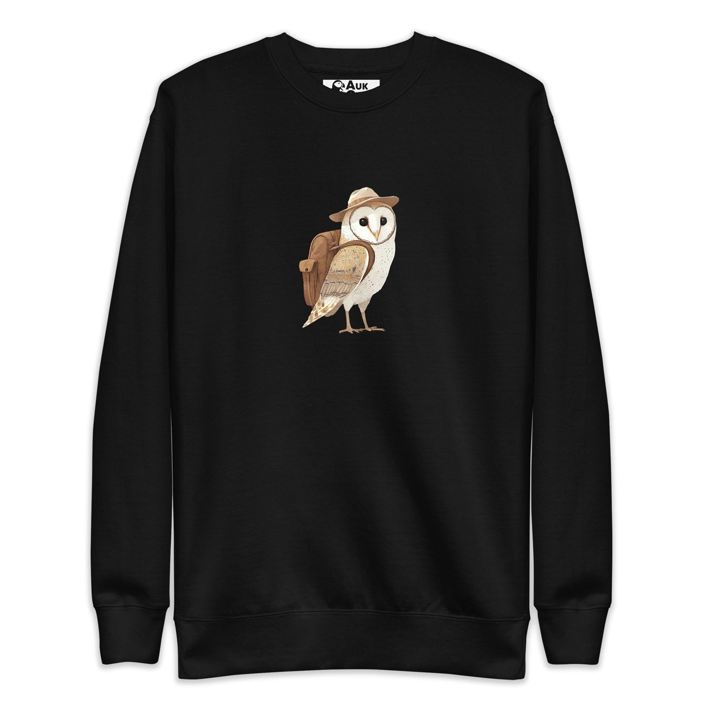 AukCliff Trailblazer Collection Graphic Sweatshirts Black / S Trailblazer Barn Owl Sweatshirt