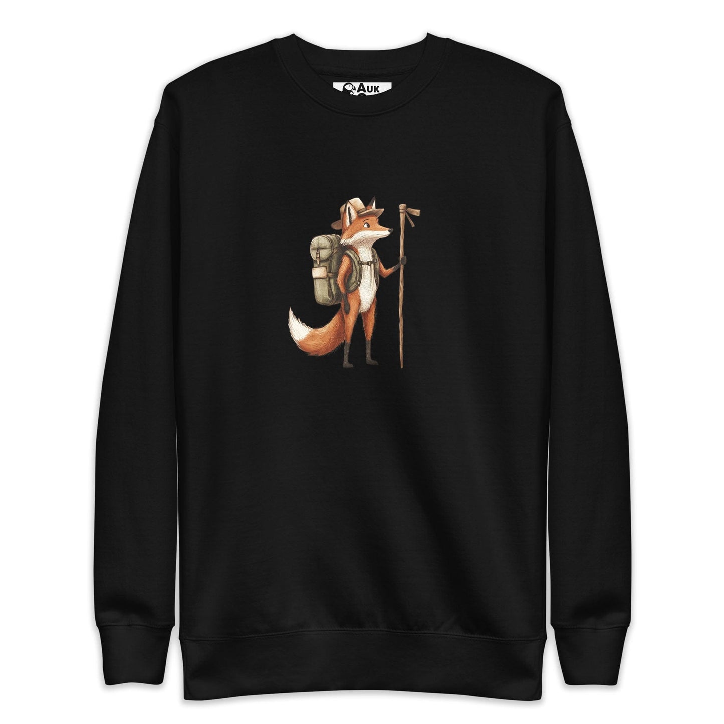 AukCliff Trailblazer Collection Graphic Sweatshirts Black / S Trailblazer Fox Sweatshirt