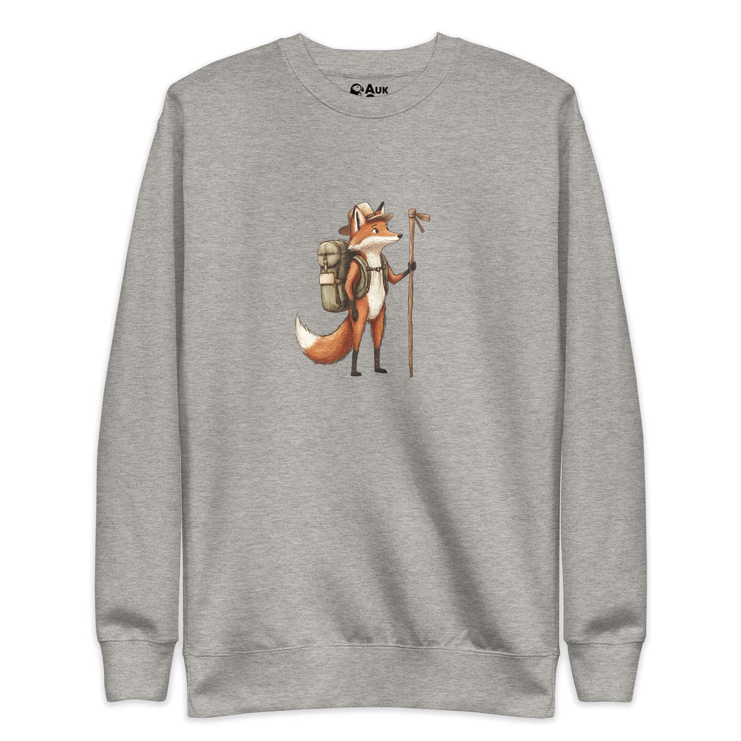 AukCliff Trailblazer Collection Graphic Sweatshirts Carbon Grey / S Trailblazer Fox Sweatshirt