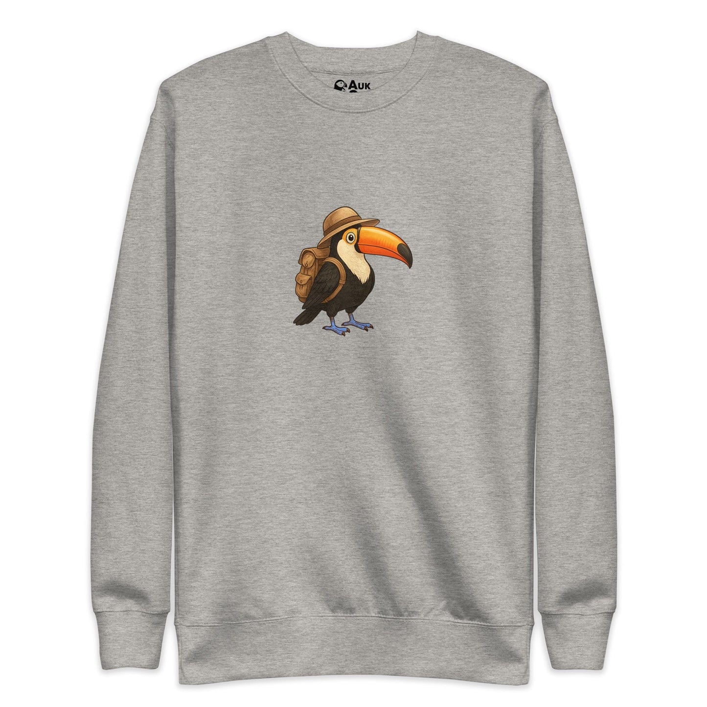 AukCliff Trailblazer Collection Graphic Sweatshirts Carbon Grey / S Trailblazer Toucan Sweatshirt