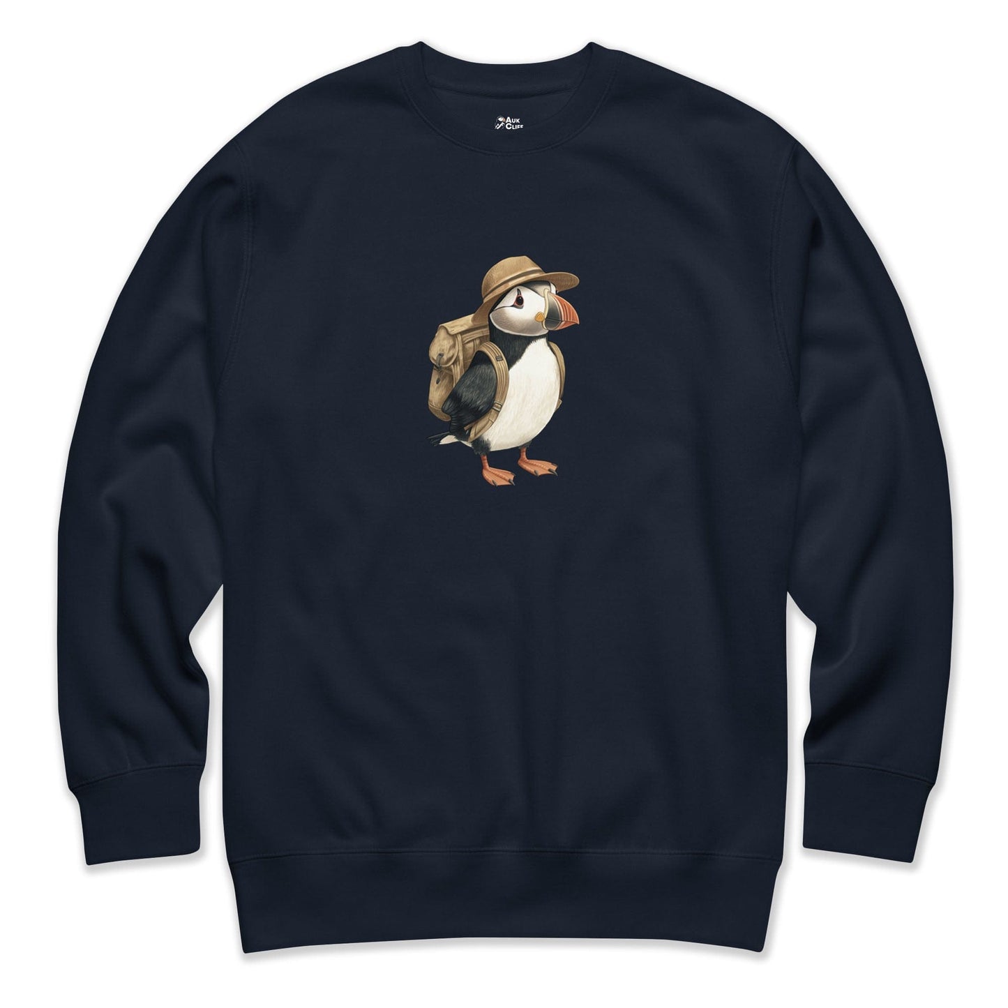 AukCliff Trailblazer Collection Graphic Sweatshirts Navy Blazer / S Trailblazer Puffin Sweatshirt