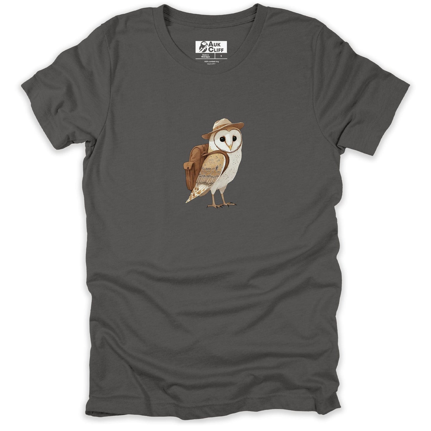 AukCliff Trailblazer Collection Graphic Tees Asphalt / S Trailblazer Barn Owl T-shirt