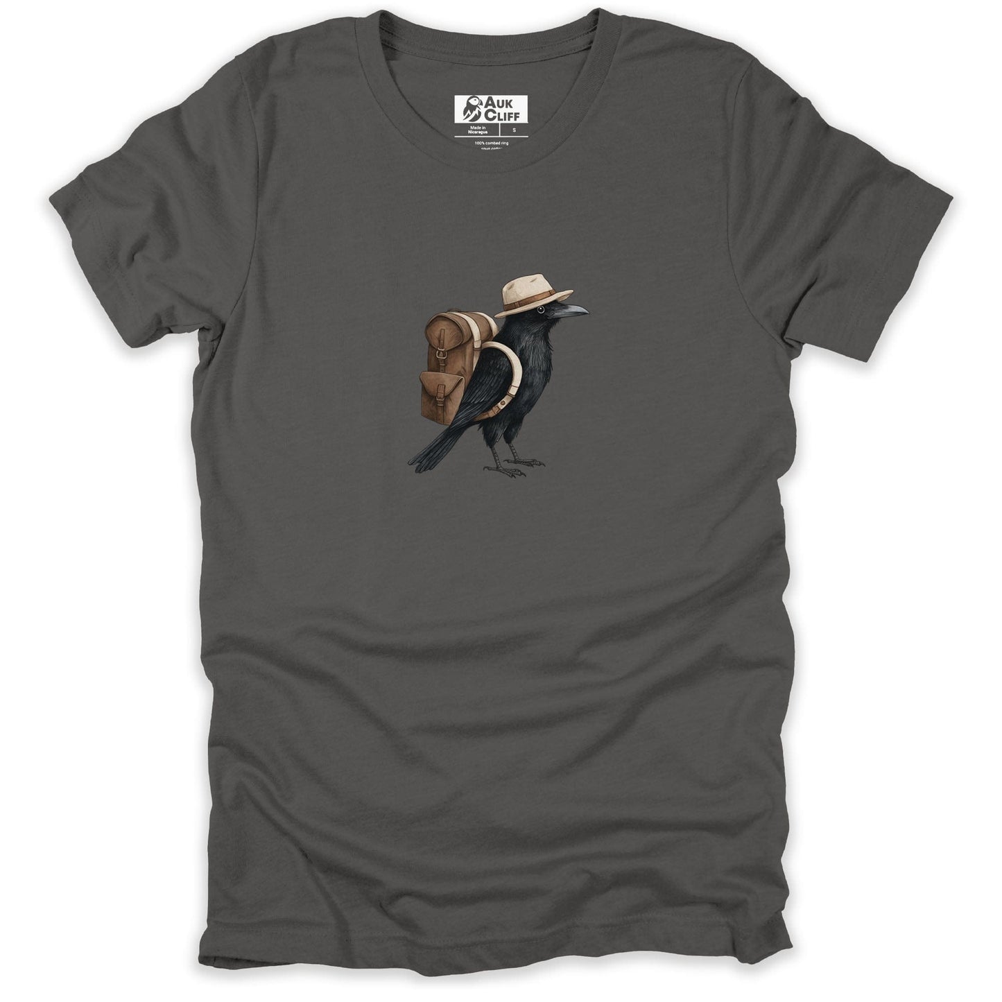 AukCliff Trailblazer Collection Graphic Tees Asphalt / S Trailblazer Raven T-shirt