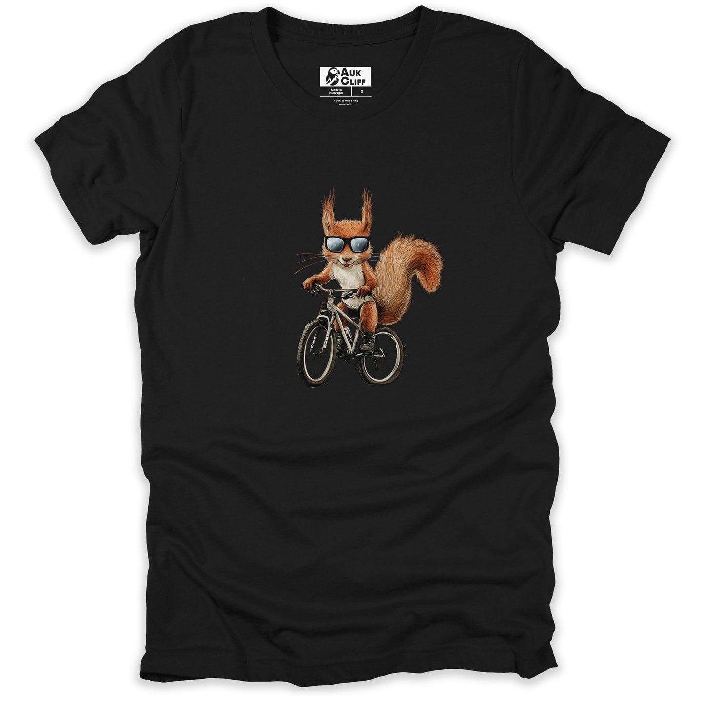 AukCliff Trailblazer Collection Graphic Tees Black / S Trailblazer Squirrel Mountain Biking T-shirt
