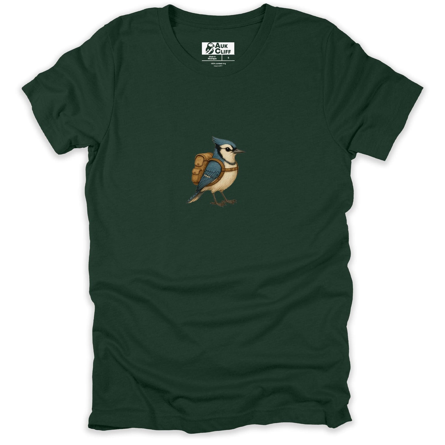 AukCliff Trailblazer Collection Graphic Tees Forest / S Trailblazer Blue Jay T-shirt