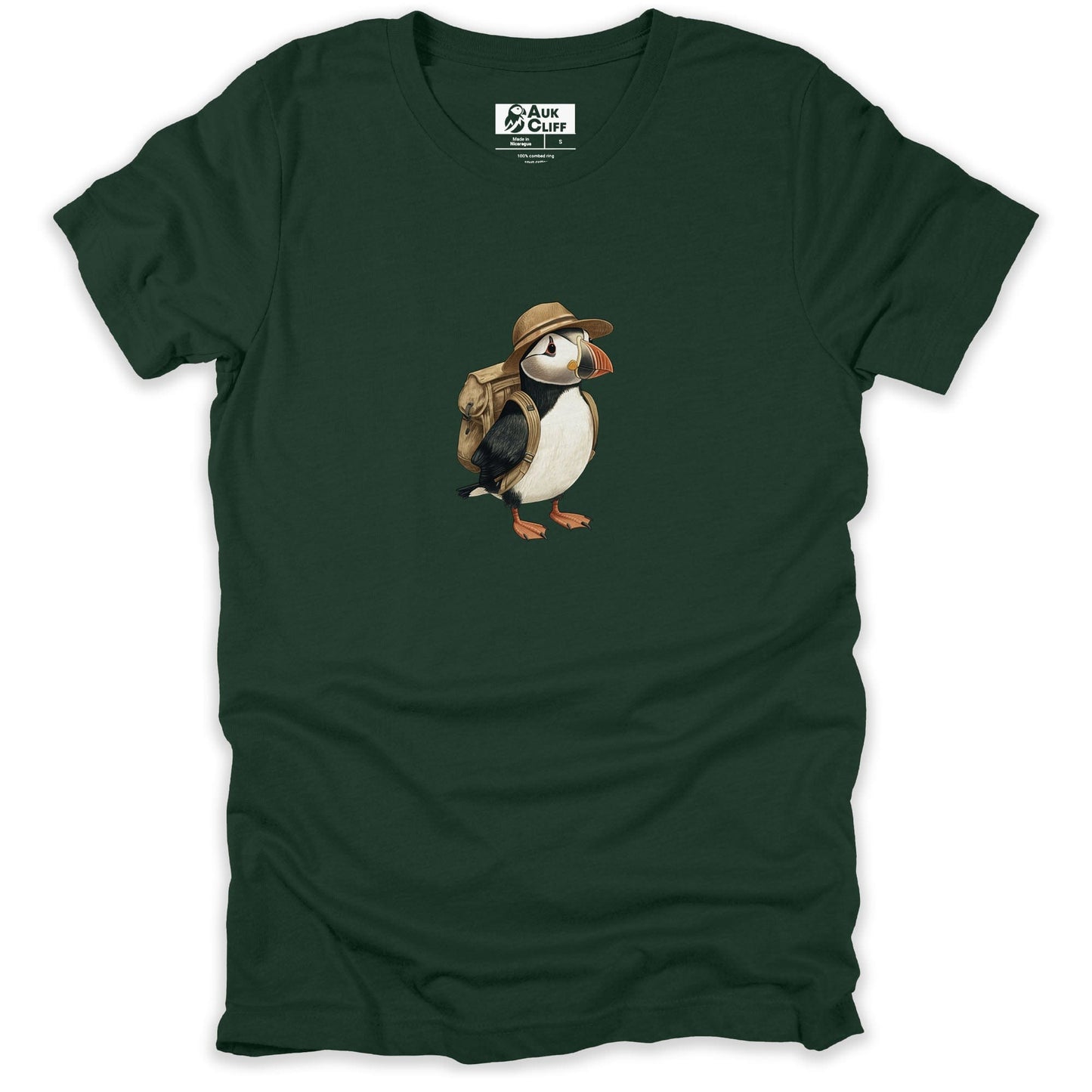AukCliff Trailblazer Collection Graphic Tees Forest / S Trailblazer Puffin T-shirt