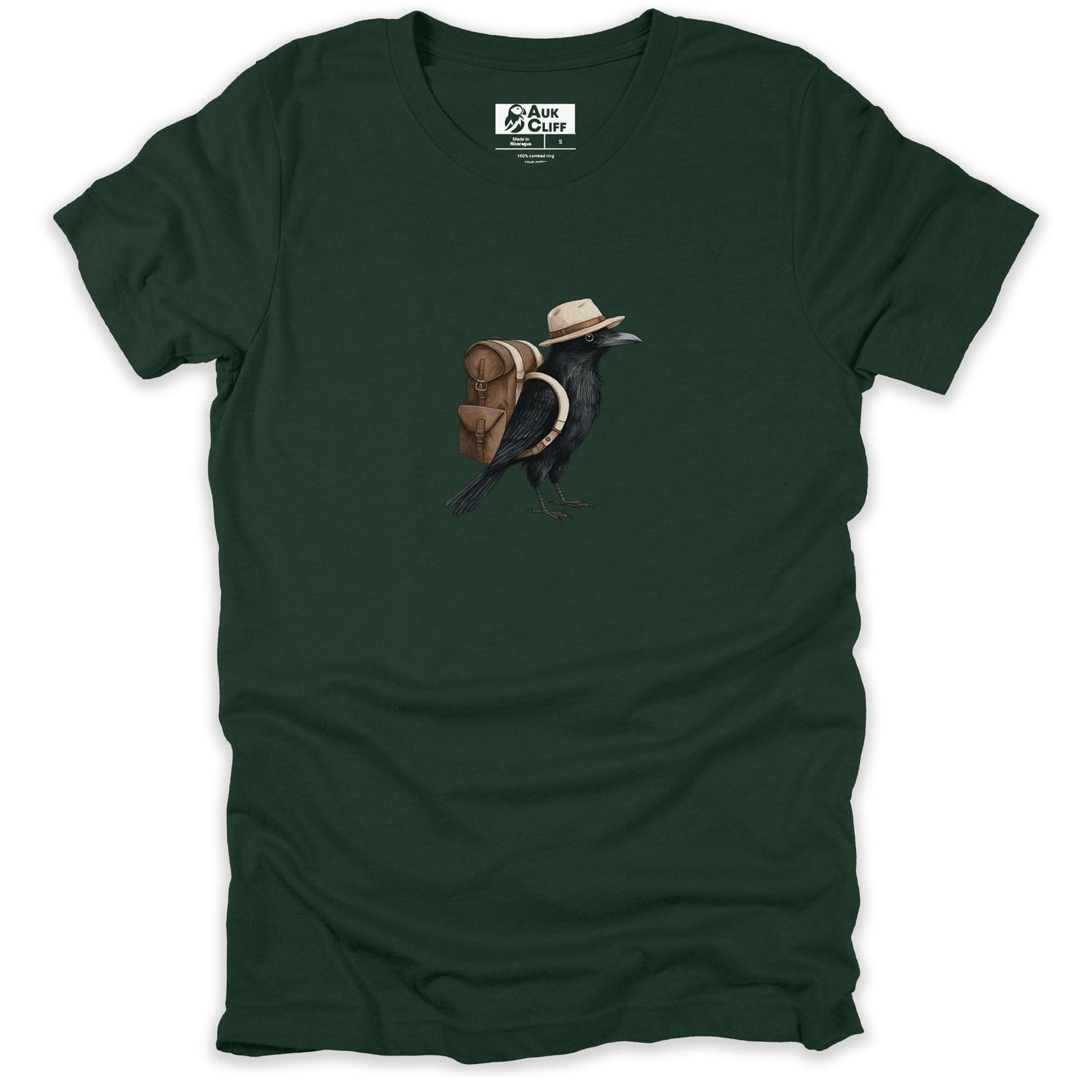 AukCliff Trailblazer Collection Graphic Tees Forest / S Trailblazer Raven T-shirt