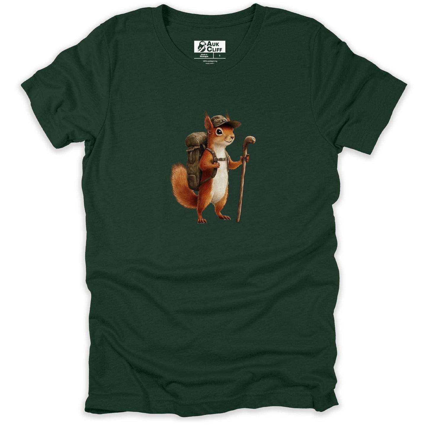 AukCliff Trailblazer Collection Graphic Tees Forest / S Trailblazer Squirrel T-shirt