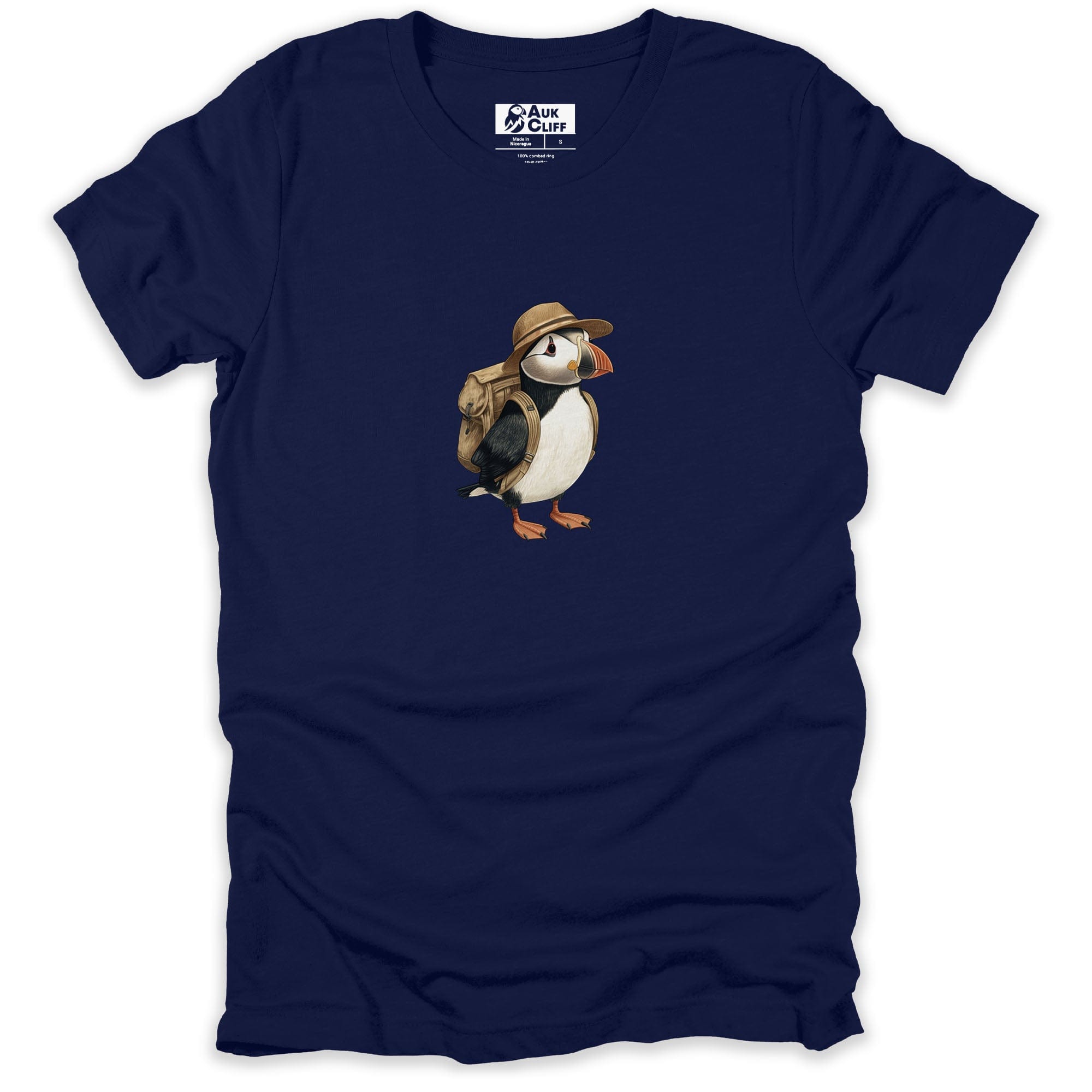 Navy S Trailblazer Puffin T-shirt - Main Image