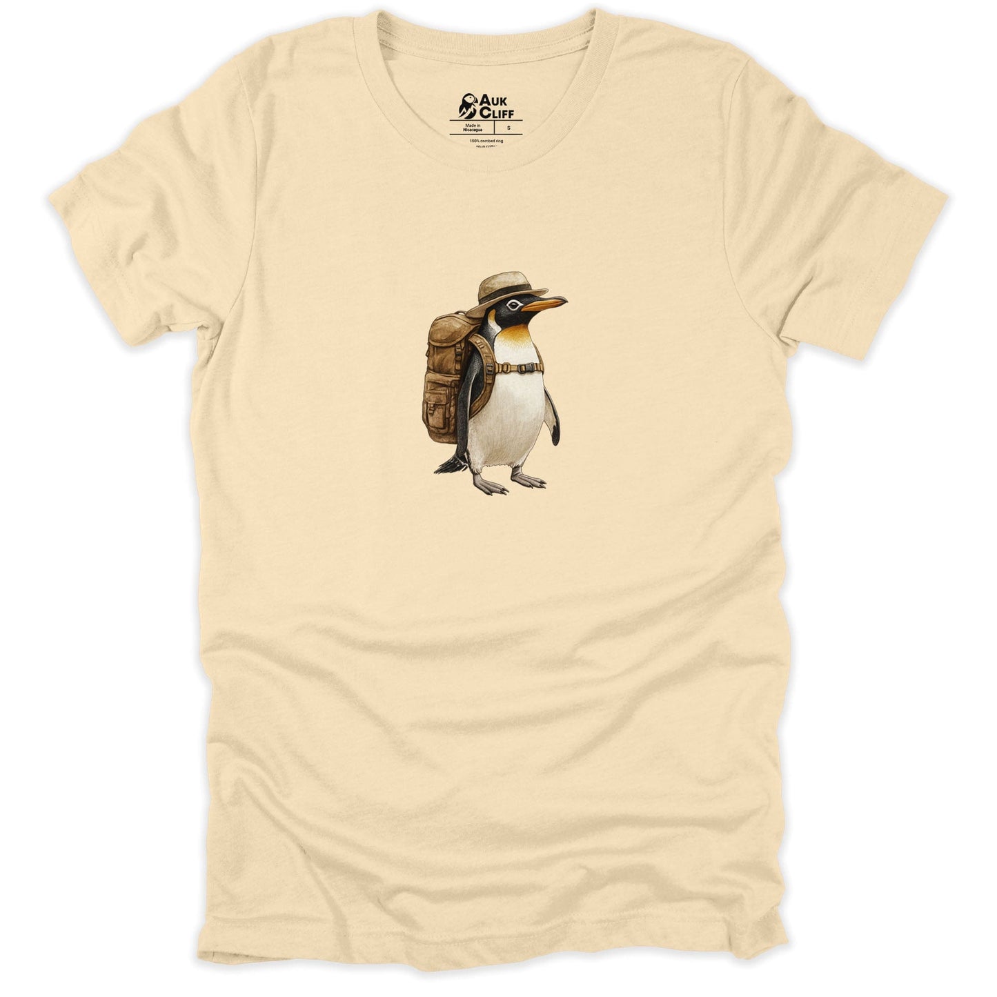 AukCliff Trailblazer Collection Graphic Tees Soft Cream / S Trailblazer Penguin T-shirt