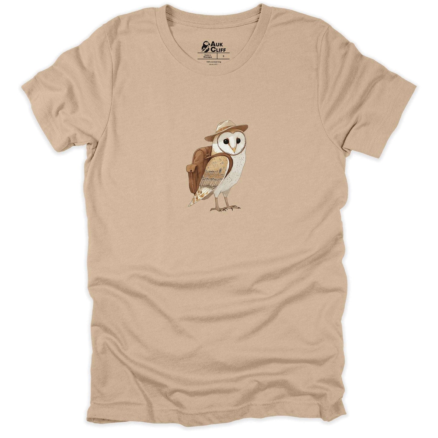 AukCliff Trailblazer Collection Graphic Tees Tan / S Trailblazer Barn Owl T-shirt