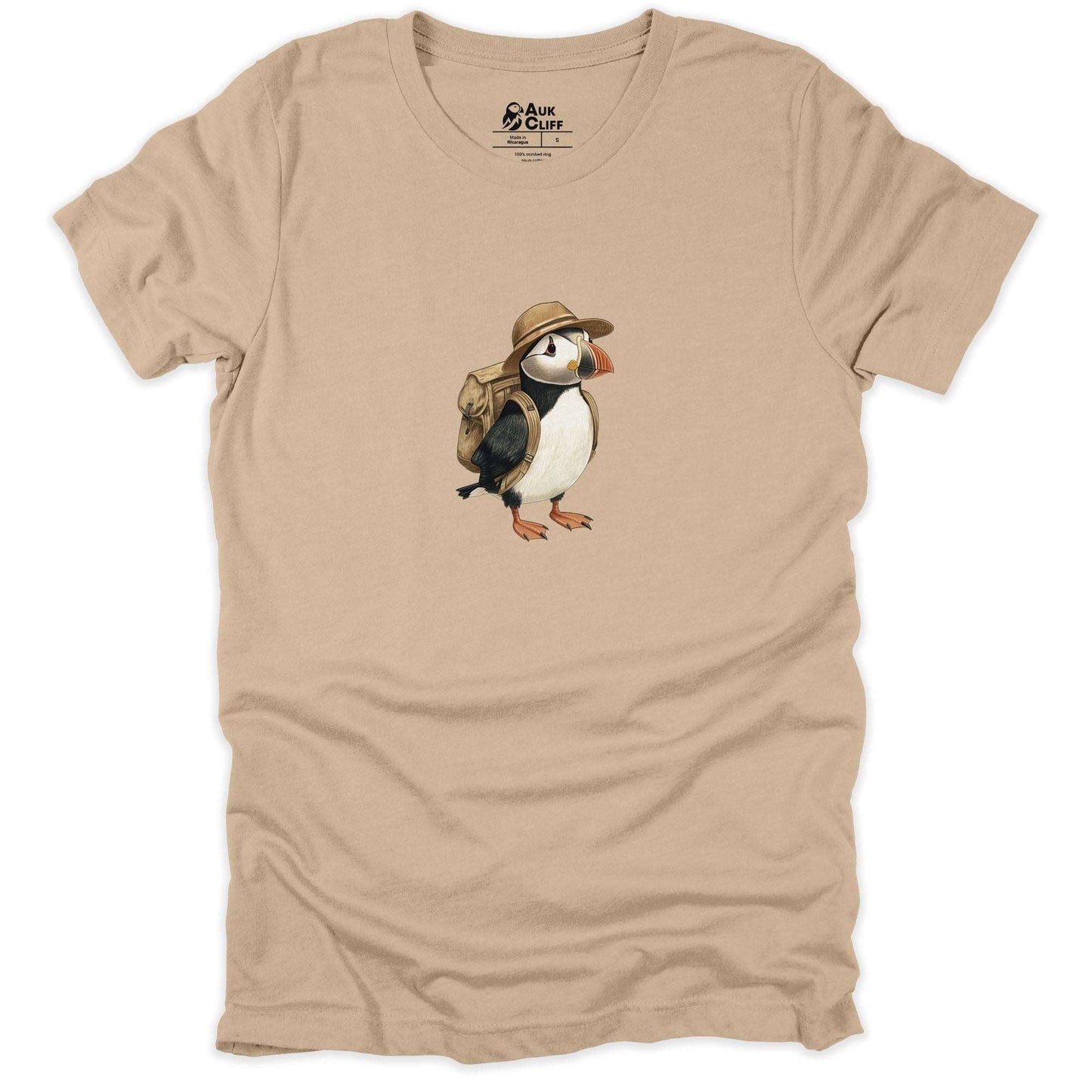 AukCliff Trailblazer Collection Graphic Tees Tan / S Trailblazer Puffin T-shirt