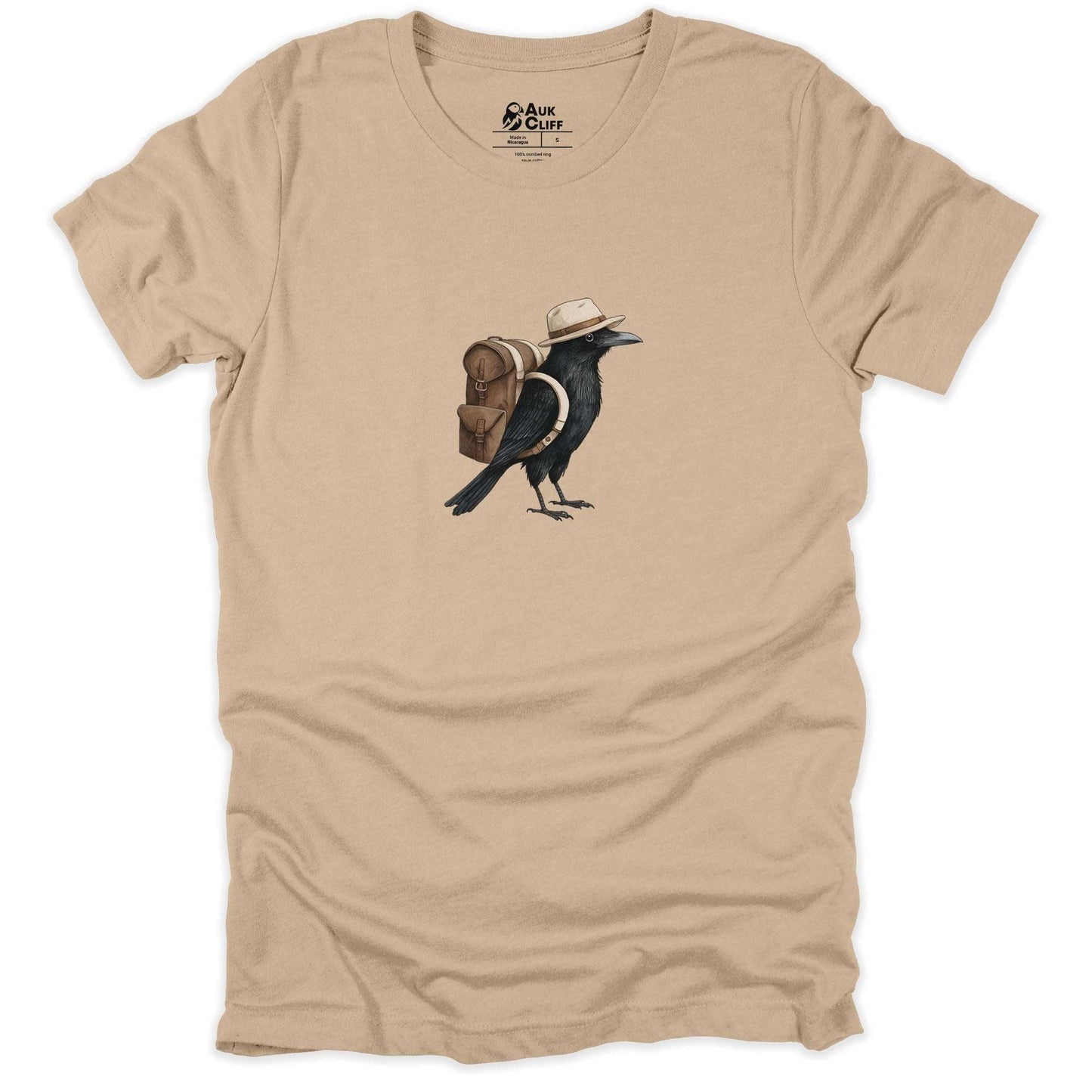 AukCliff Trailblazer Collection Graphic Tees Tan / S Trailblazer Raven T-shirt