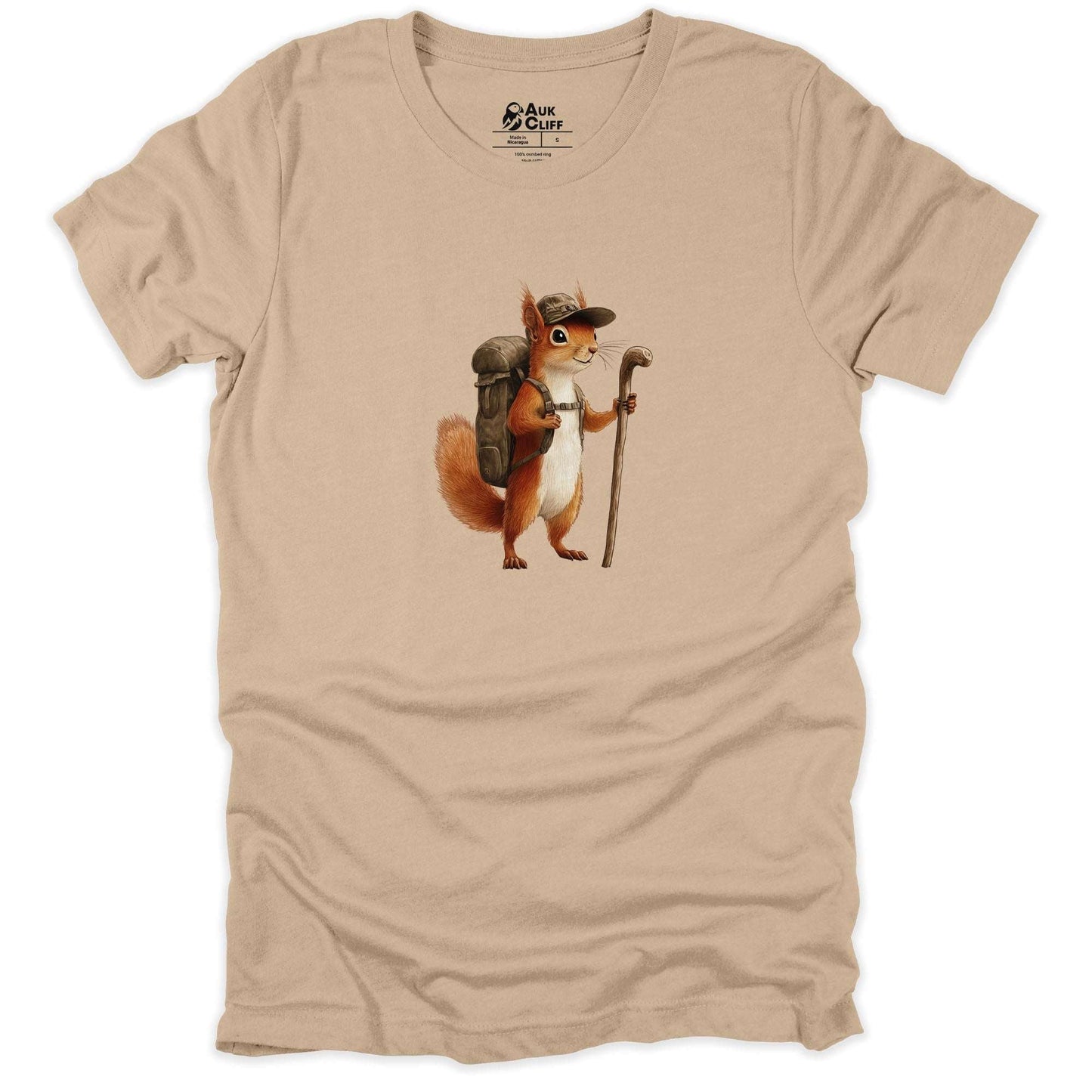 AukCliff Trailblazer Collection Graphic Tees Tan / S Trailblazer Squirrel T-shirt