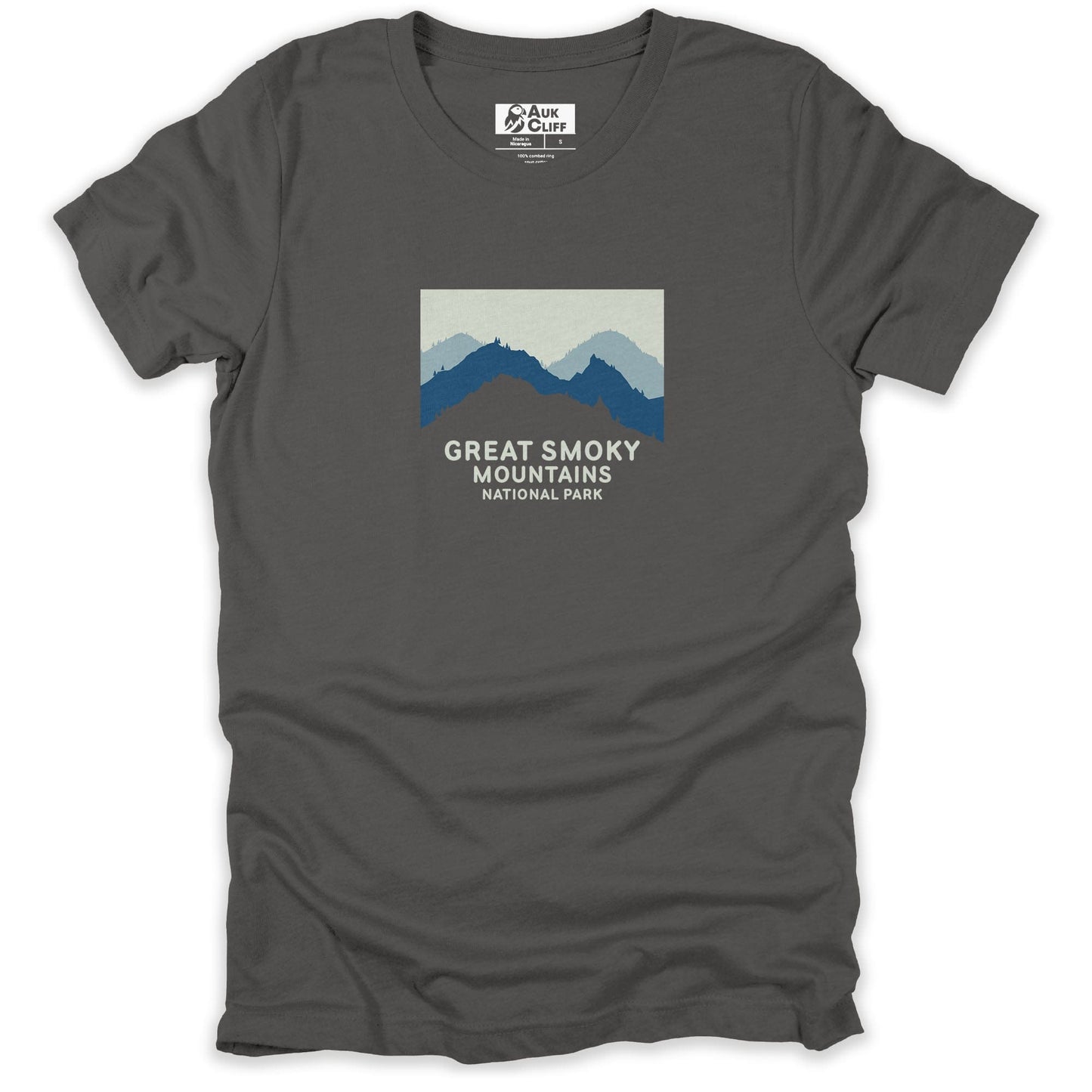 AukCliff USA National Park T-shirt Asphalt / S Great Smoky Mountains National Park T-Shirt | Est. 1934