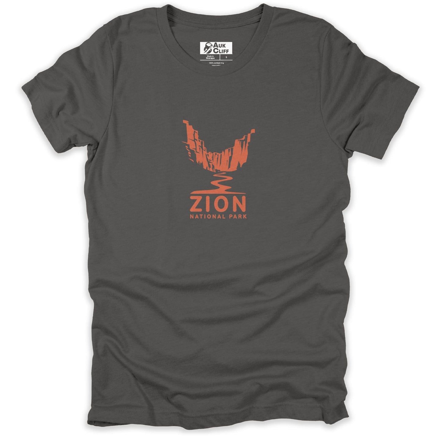 AukCliff USA National Park T-shirt Asphalt / S Zion National Park T-Shirt | Est. 1919