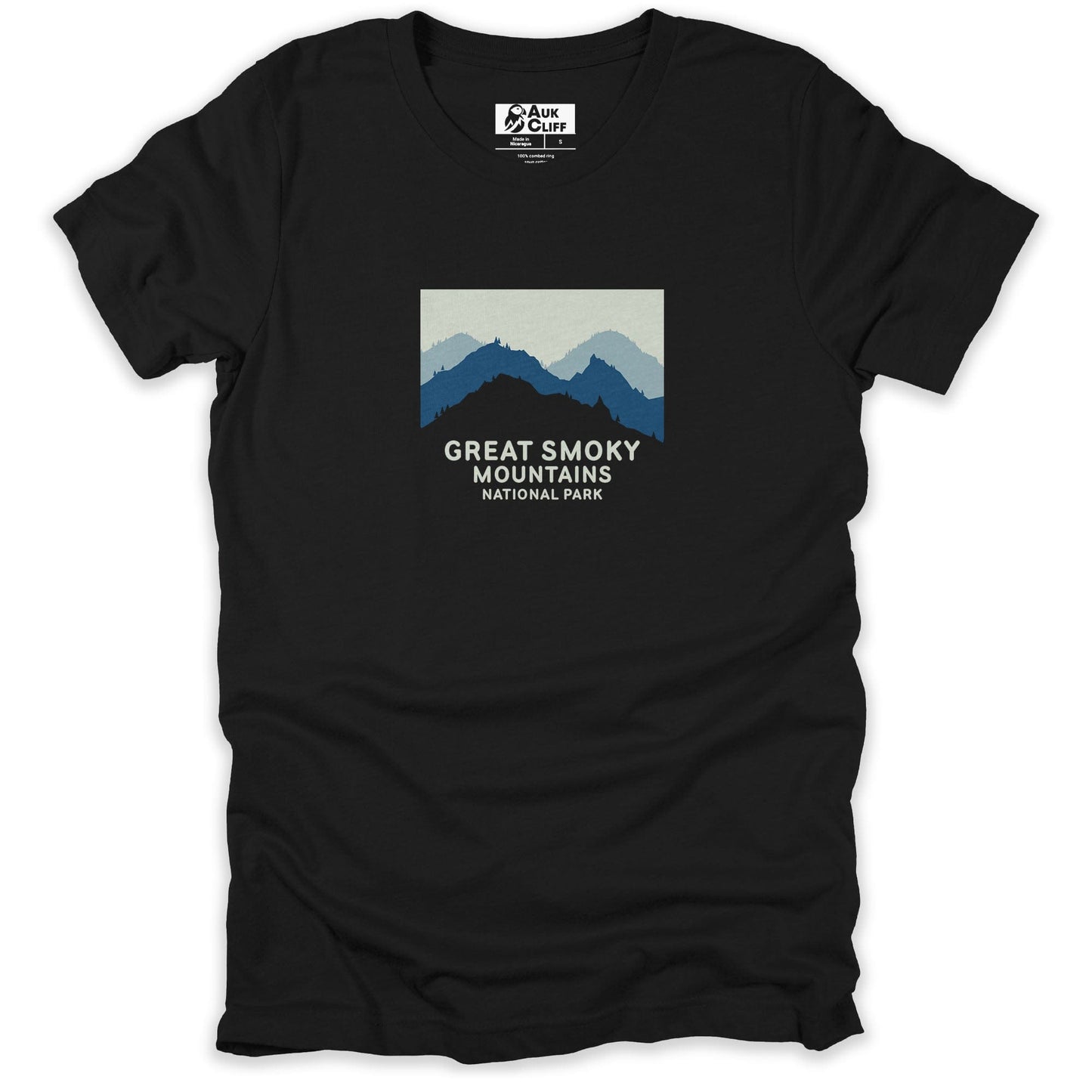 AukCliff USA National Park T-shirt Black / S Great Smoky Mountains National Park T-Shirt | Est. 1934