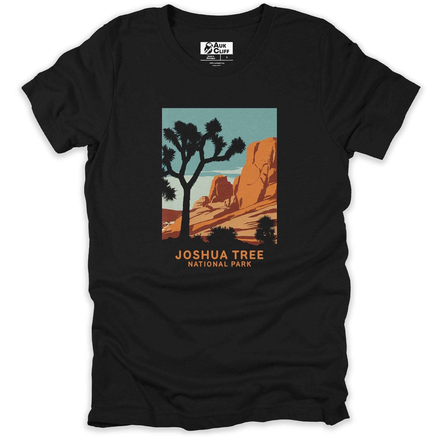 AukCliff USA National Park T-shirt Black / S Joshua Tree National Park T-shirt