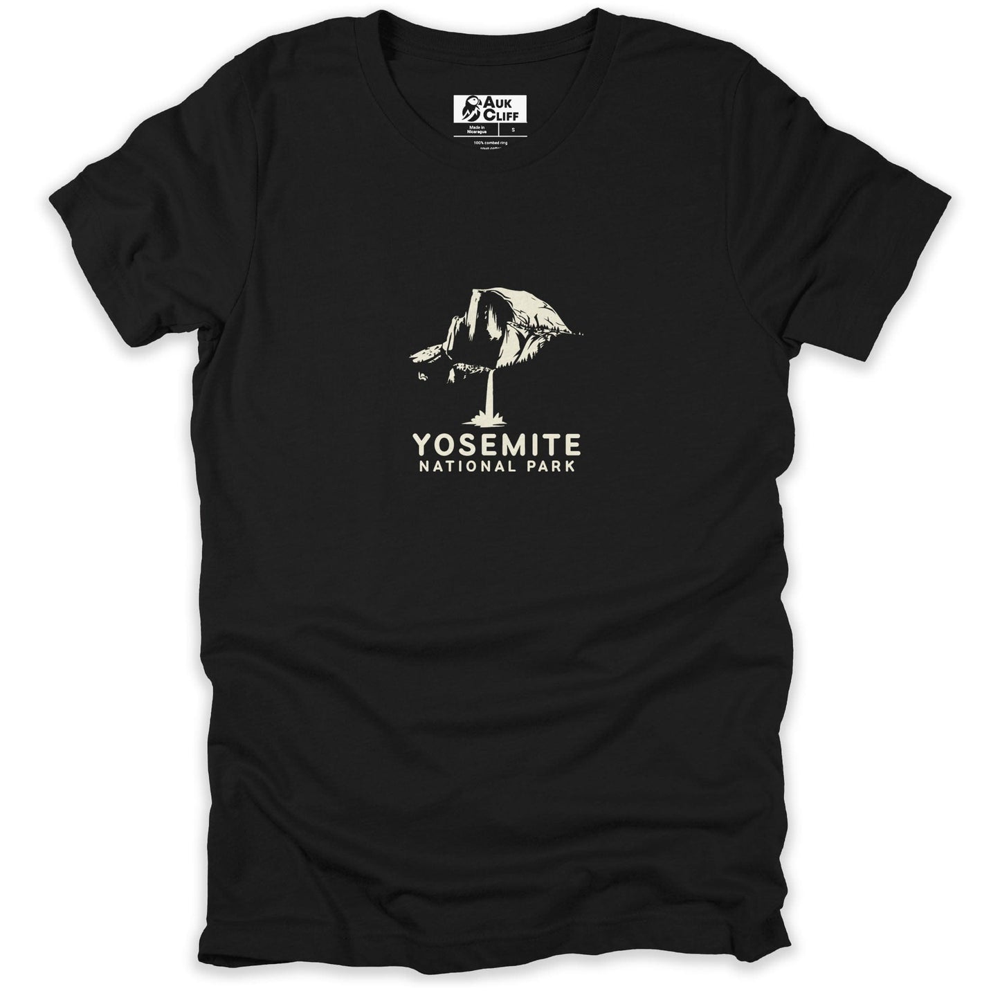 AukCliff USA National Park T-shirt Black / S Yosemite National Park Minimalist T-shirt