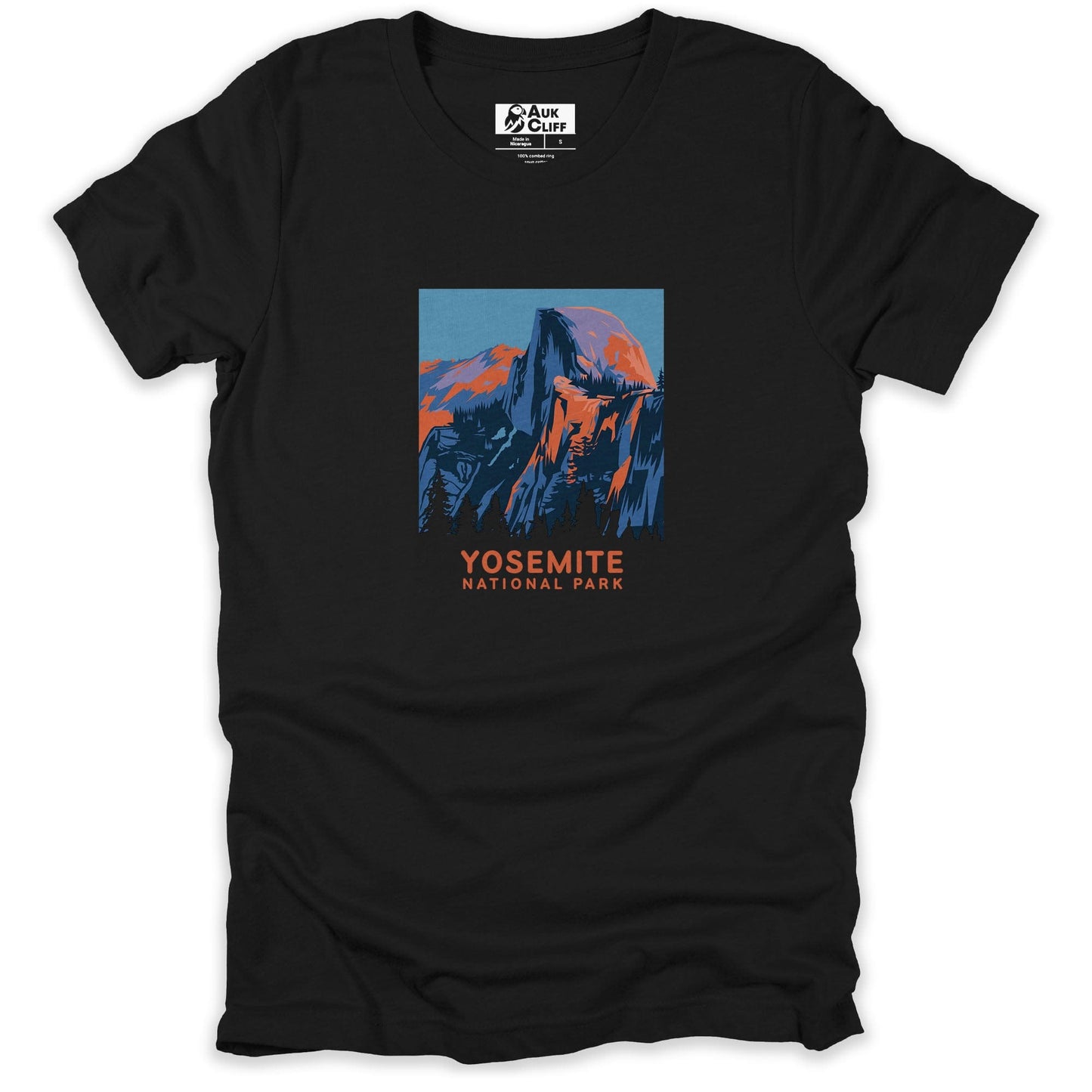 AukCliff USA National Park T-shirt Black / S Yosemite National Park T-shirt