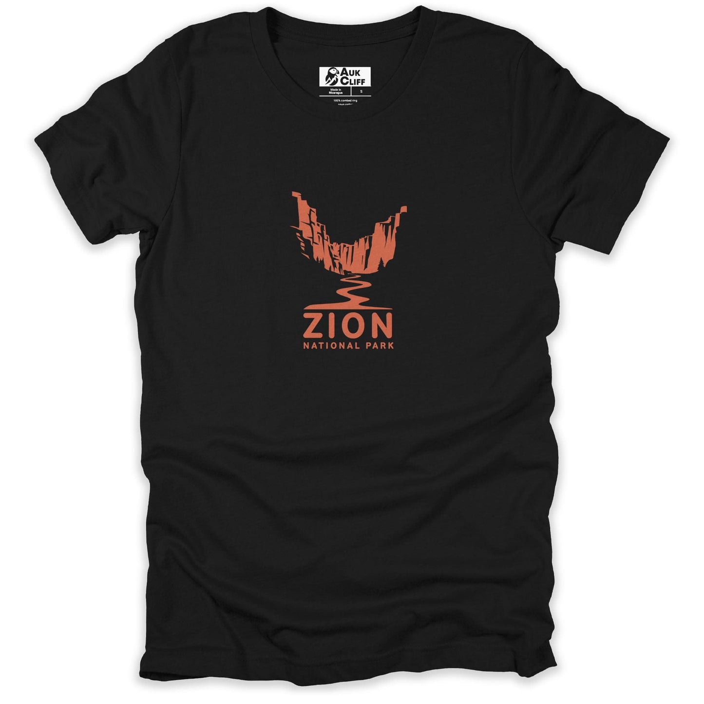AukCliff USA National Park T-shirt Black / S Zion National Park T-Shirt | Est. 1919