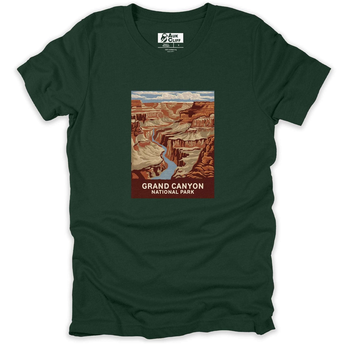 AukCliff USA National Park T-shirt Forest / S Grand Canyon National Park T-shirt