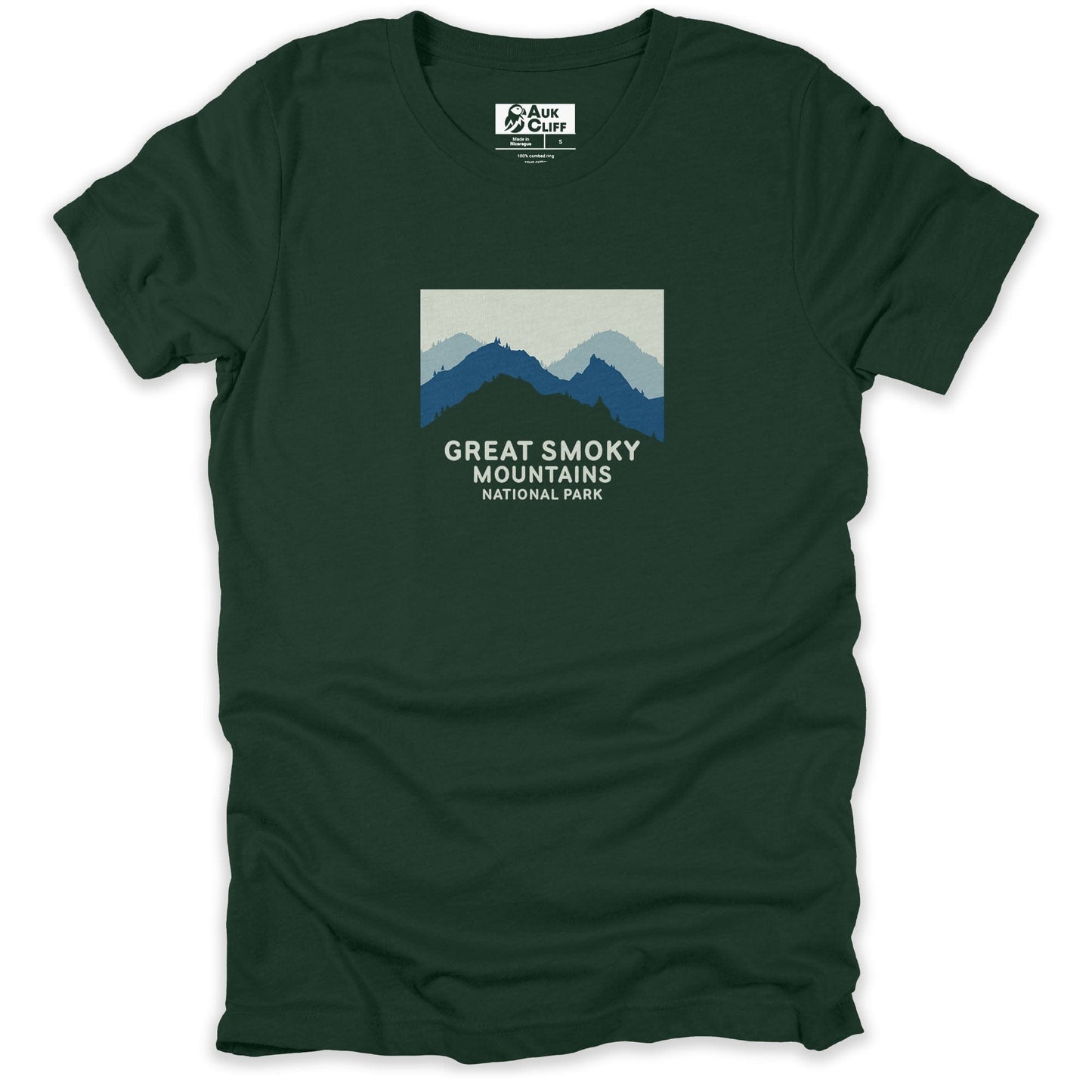 AukCliff USA National Park T-shirt Forest / S Great Smoky Mountains National Park T-Shirt | Est. 1934