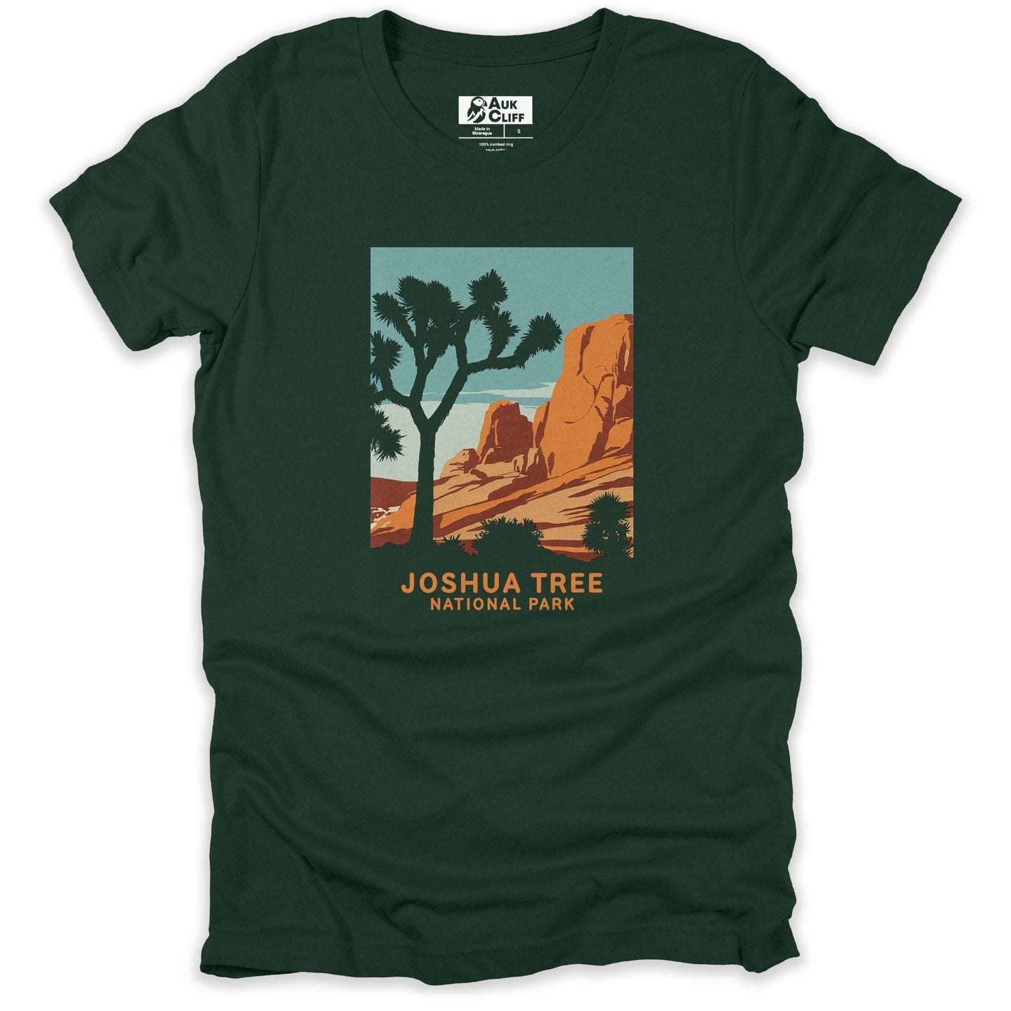 AukCliff USA National Park T-shirt Forest / S Joshua Tree National Park T-shirt