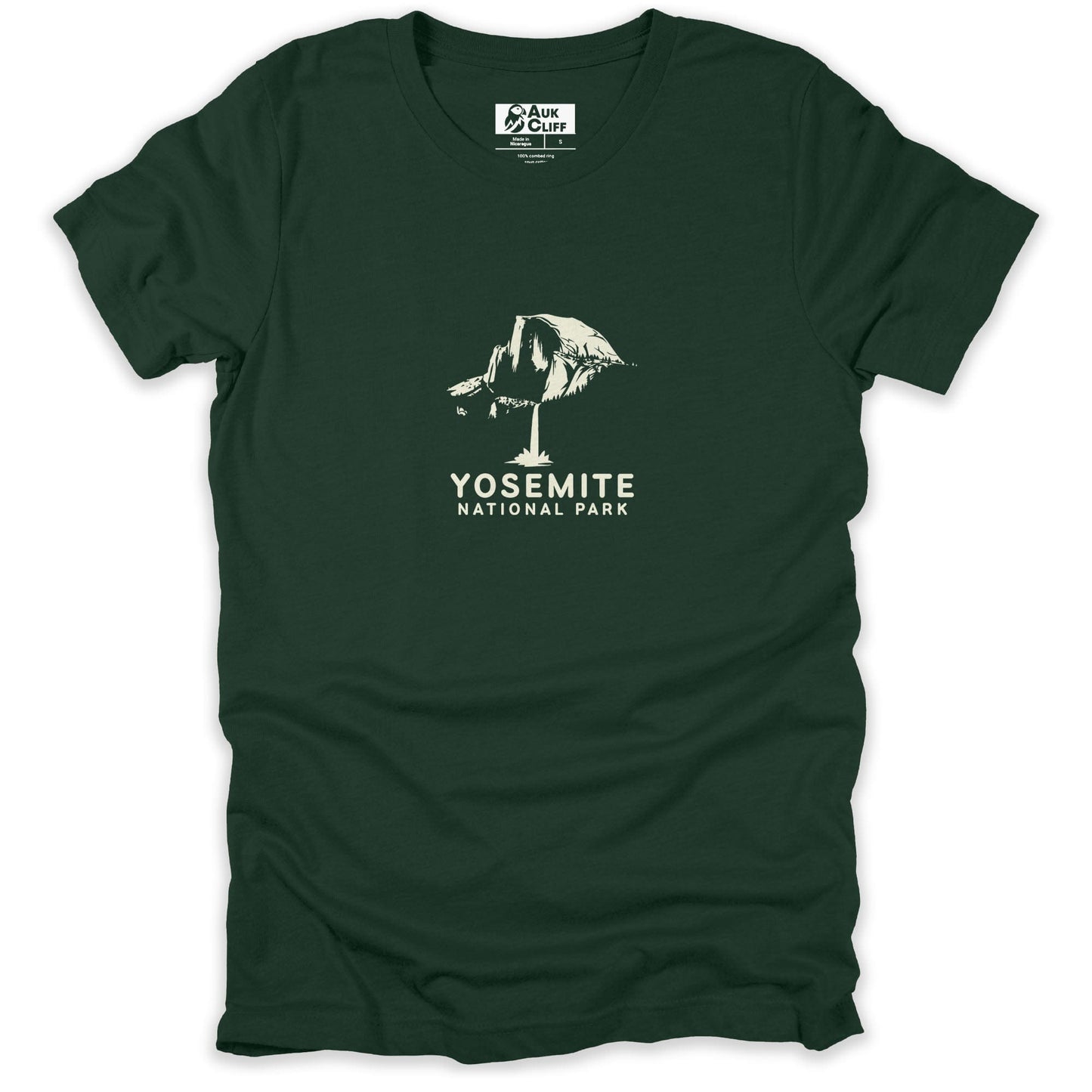 AukCliff USA National Park T-shirt Forest / S Yosemite National Park Minimalist T-shirt