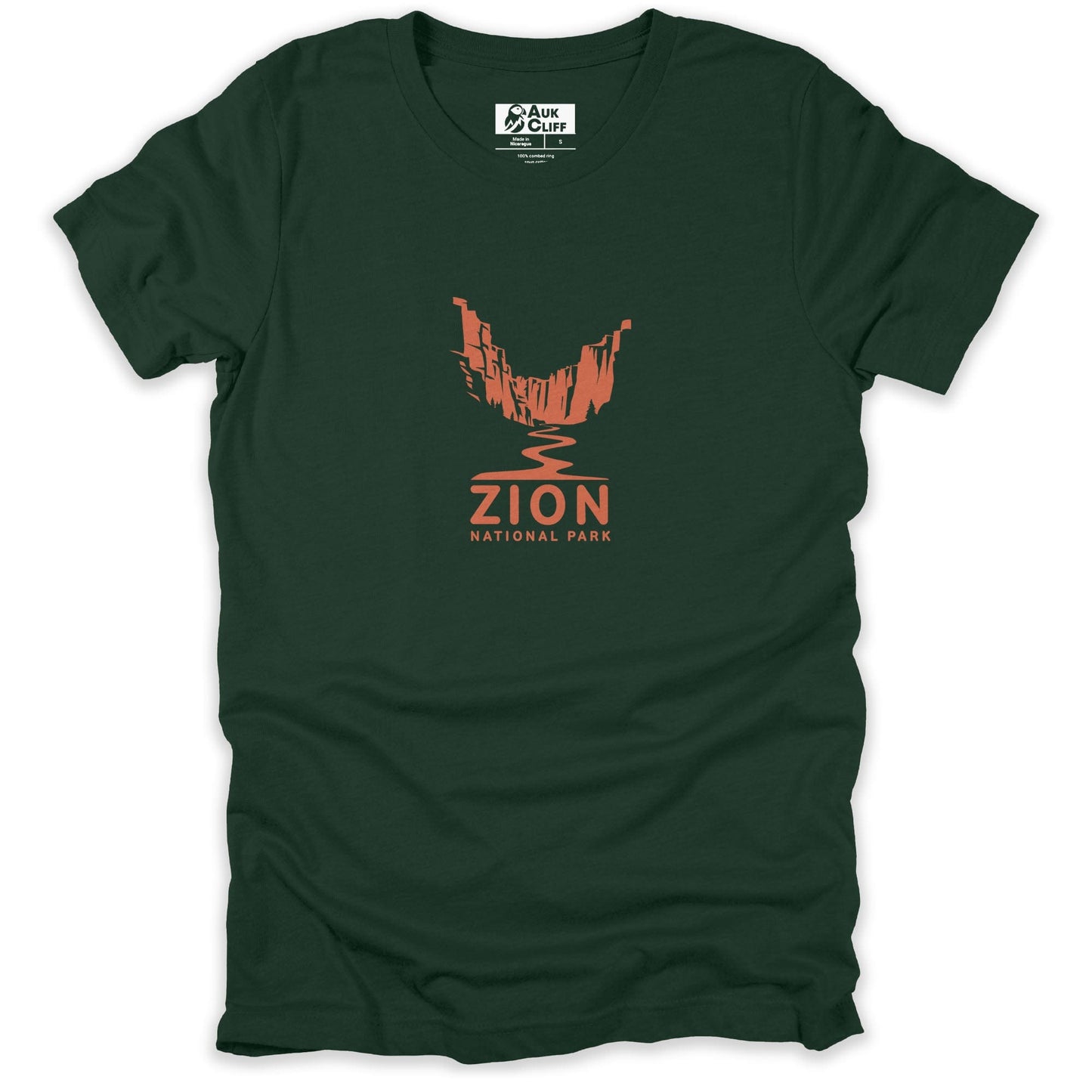 AukCliff USA National Park T-shirt Forest / S Zion National Park T-Shirt | Est. 1919