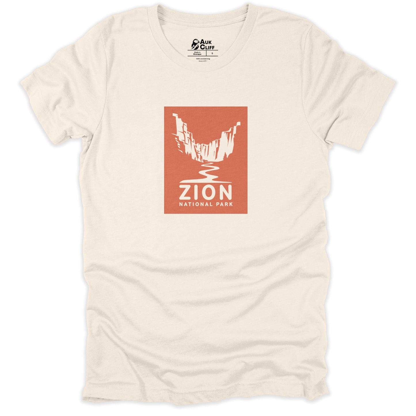 AukCliff USA National Park T-shirt Natural / S Zion National Park T-Shirt | Est. 1919