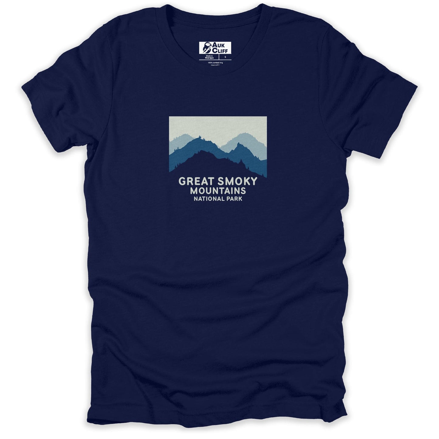 AukCliff USA National Park T-shirt Navy / S Great Smoky Mountains National Park T-Shirt | Est. 1934