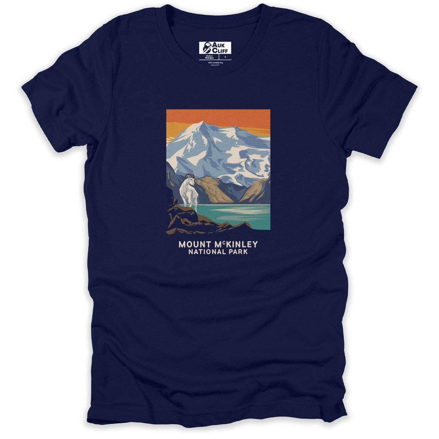 AukCliff USA National Park T-shirt Navy / S Mount McKinley National Park T-shirt