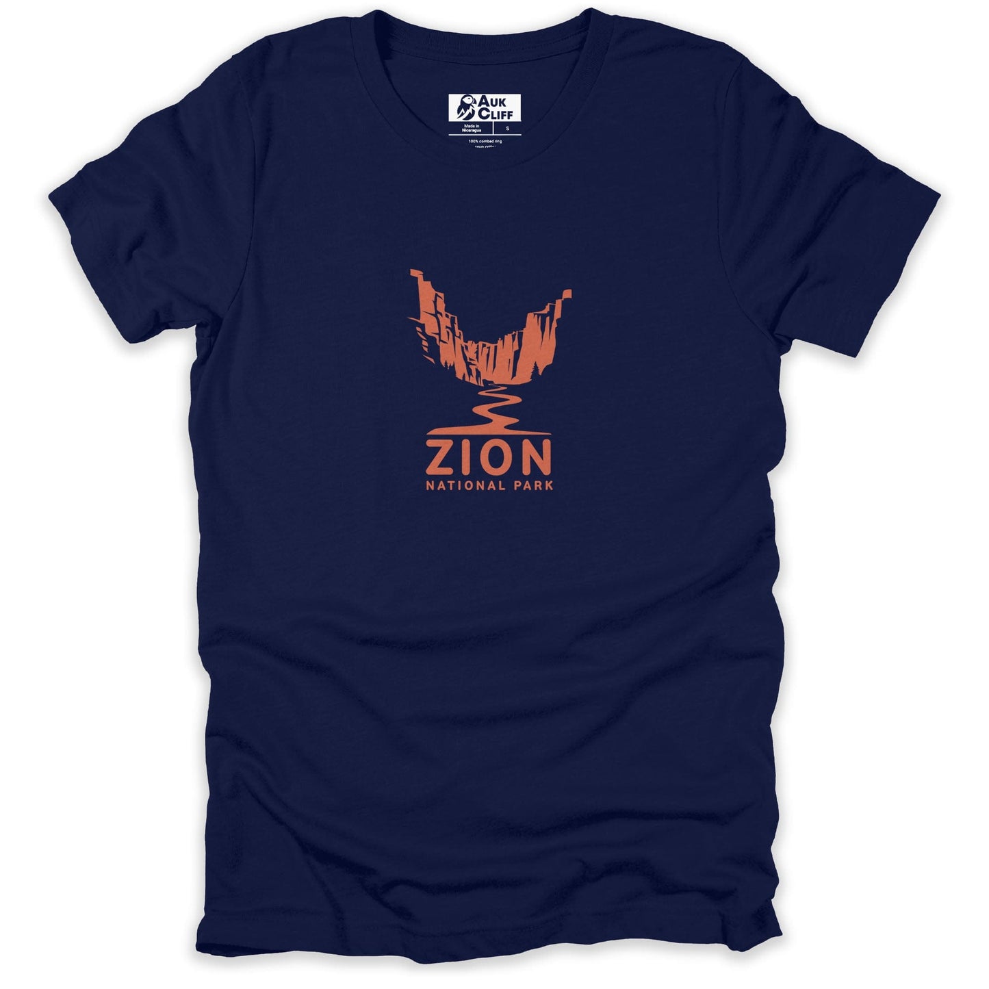 AukCliff USA National Park T-shirt Navy / S Zion National Park T-Shirt | Est. 1919