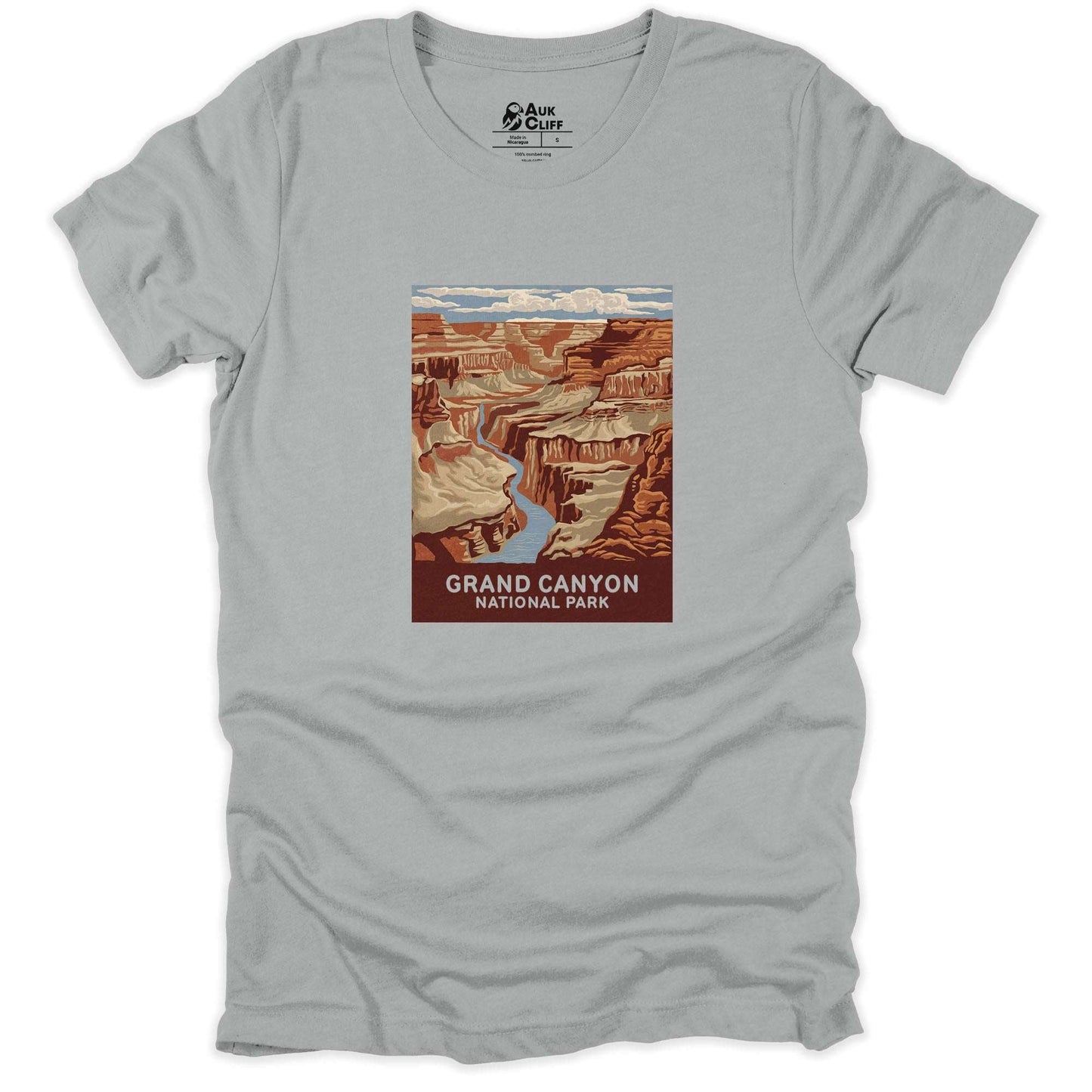 AukCliff USA National Park T-shirt Silver / S Grand Canyon National Park T-shirt
