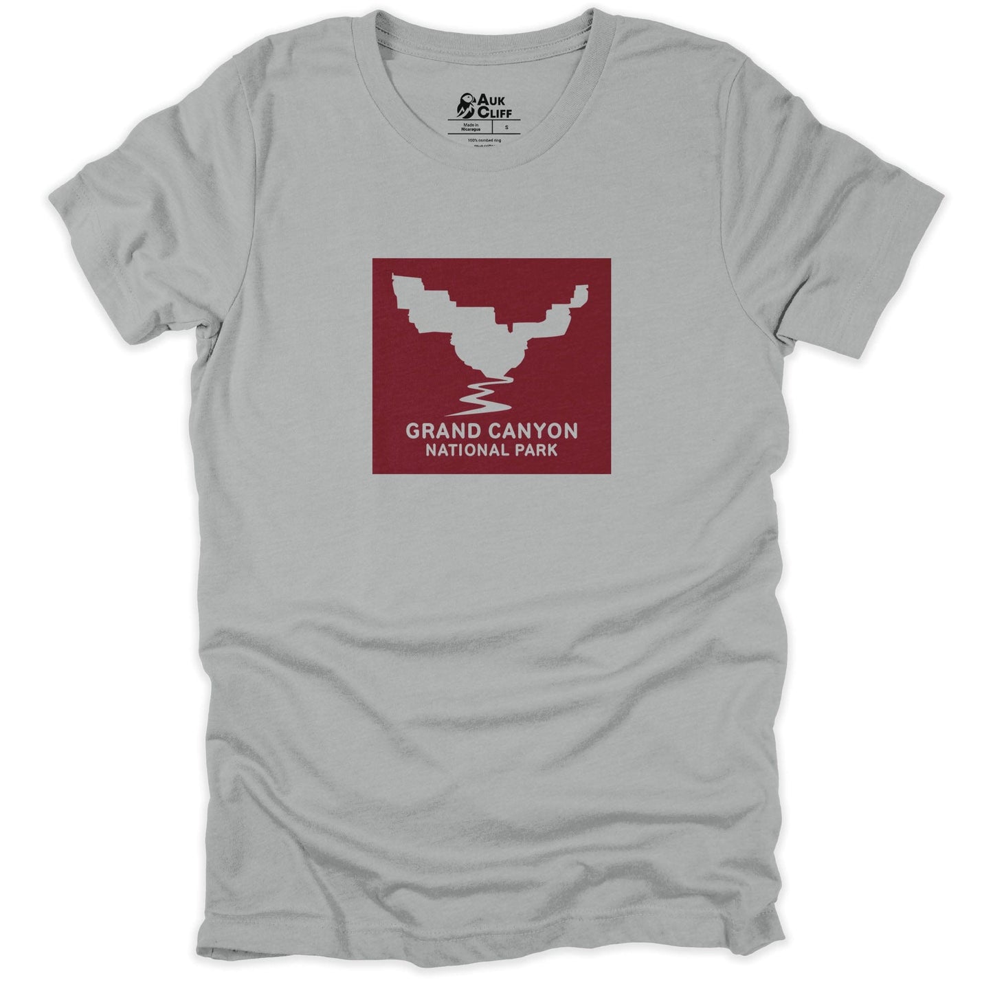 AukCliff USA National Park T-shirt Silver / S Grand Canyon National Park T-Shirt | Classic View
