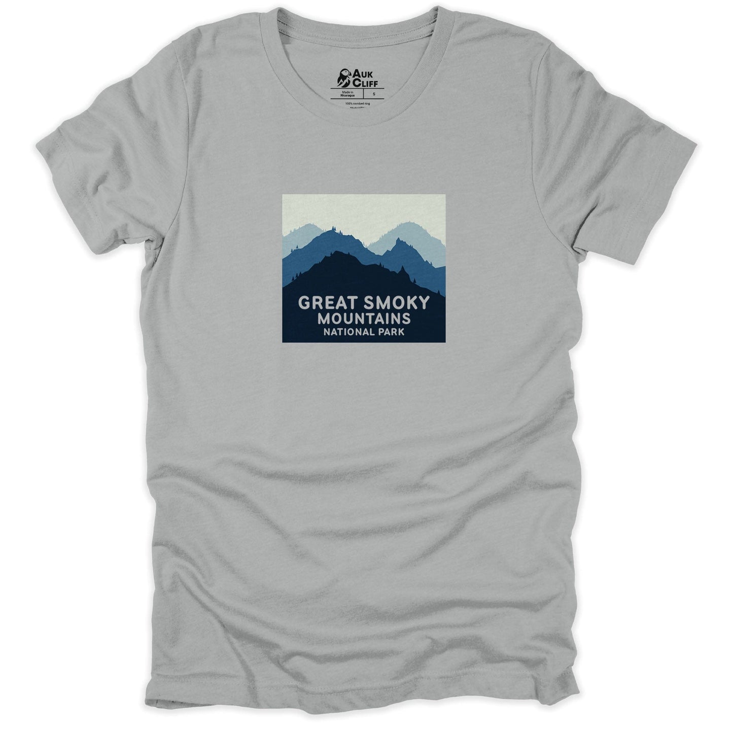 AukCliff USA National Park T-shirt Silver / S Great Smoky Mountains National Park T-Shirt | Est. 1934