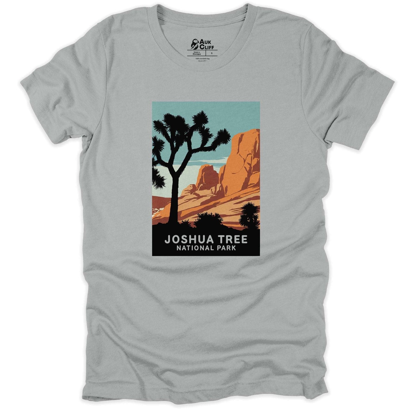 AukCliff USA National Park T-shirt Silver / S Joshua Tree National Park T-shirt