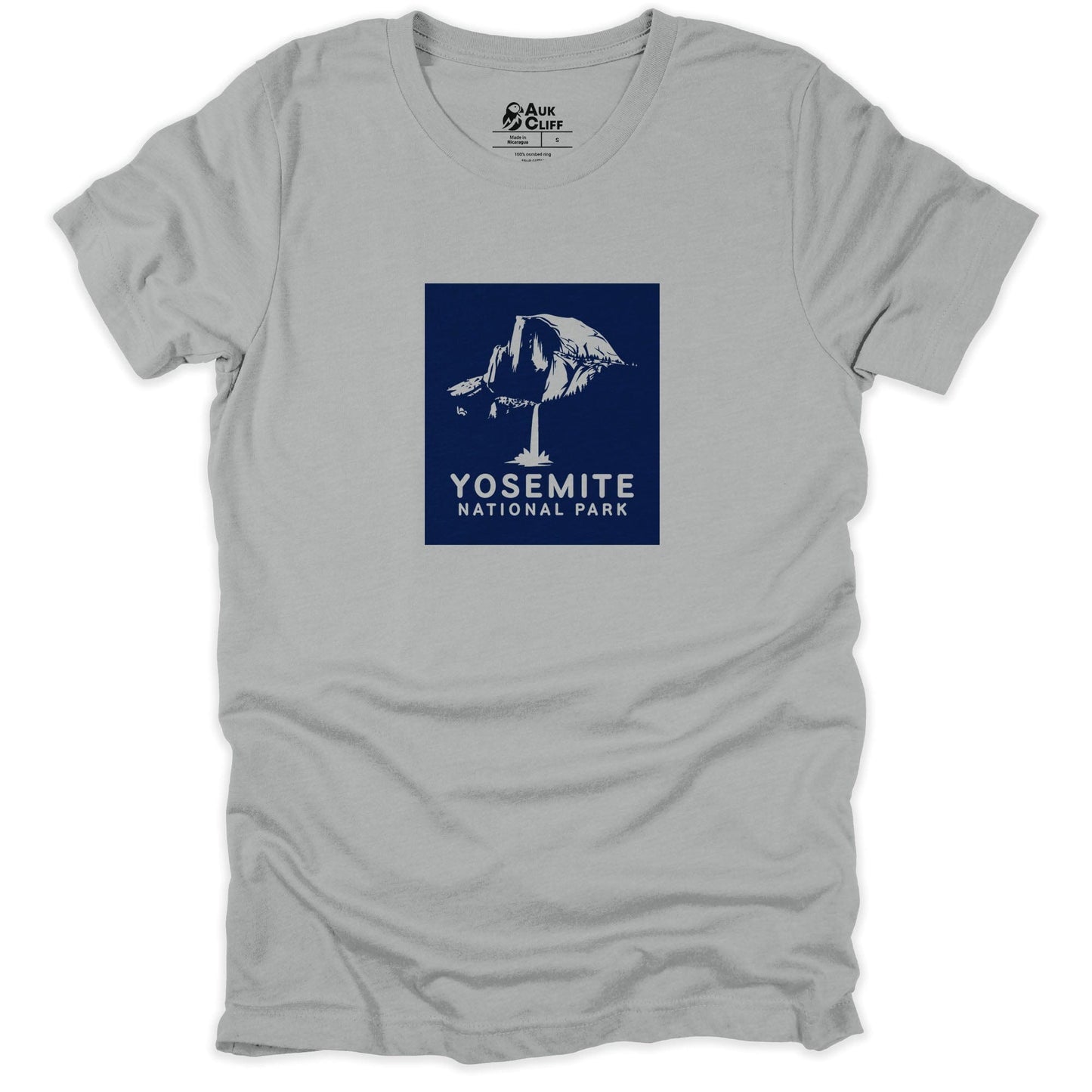 AukCliff USA National Park T-shirt Silver / S Yosemite National Park Minimalist T-shirt