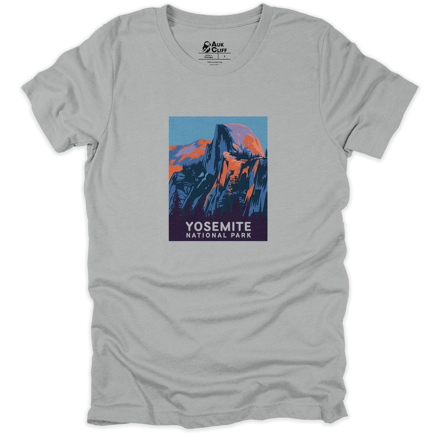 AukCliff USA National Park T-shirt Silver / S Yosemite National Park T-shirt
