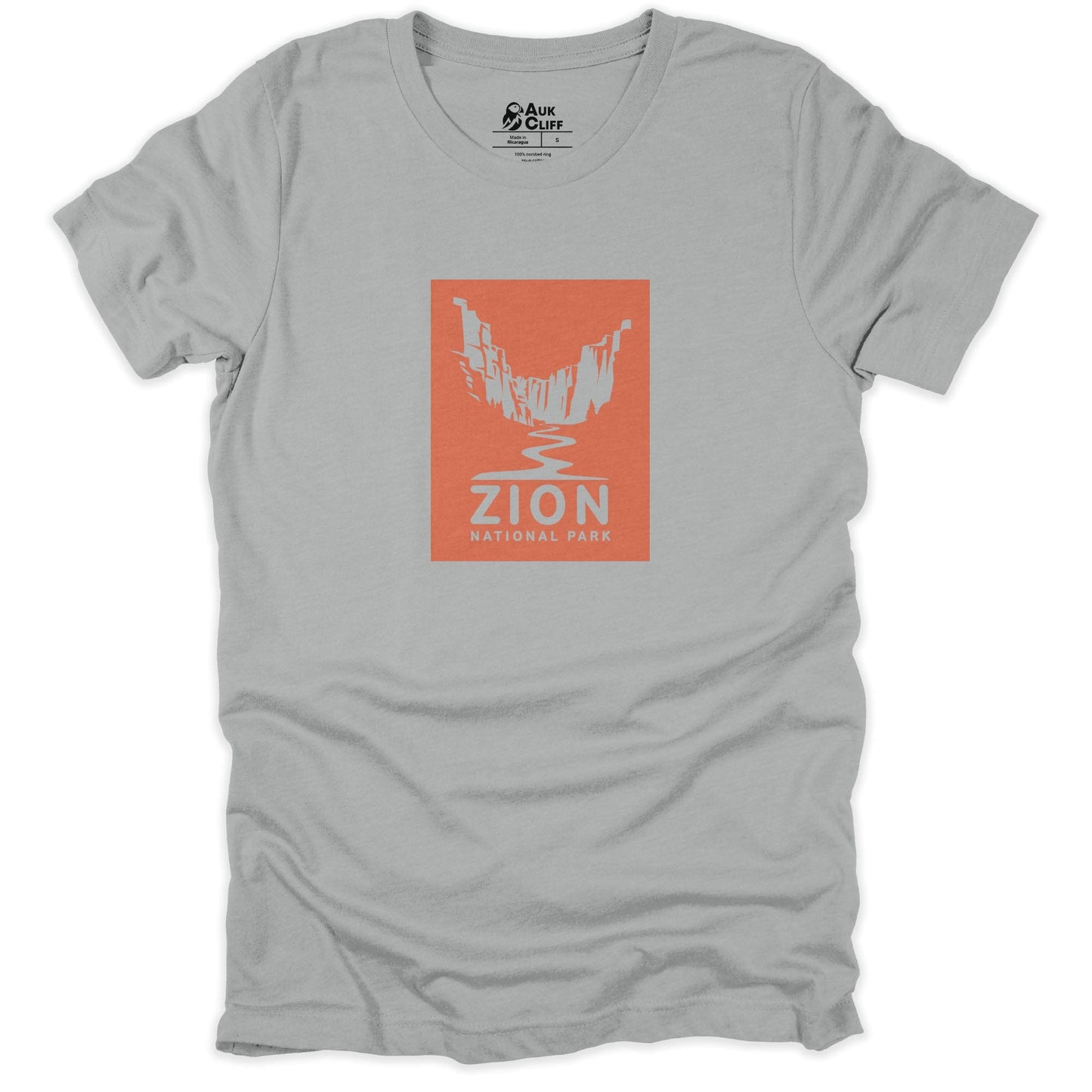 AukCliff USA National Park T-shirt Silver / S Zion National Park T-Shirt | Est. 1919