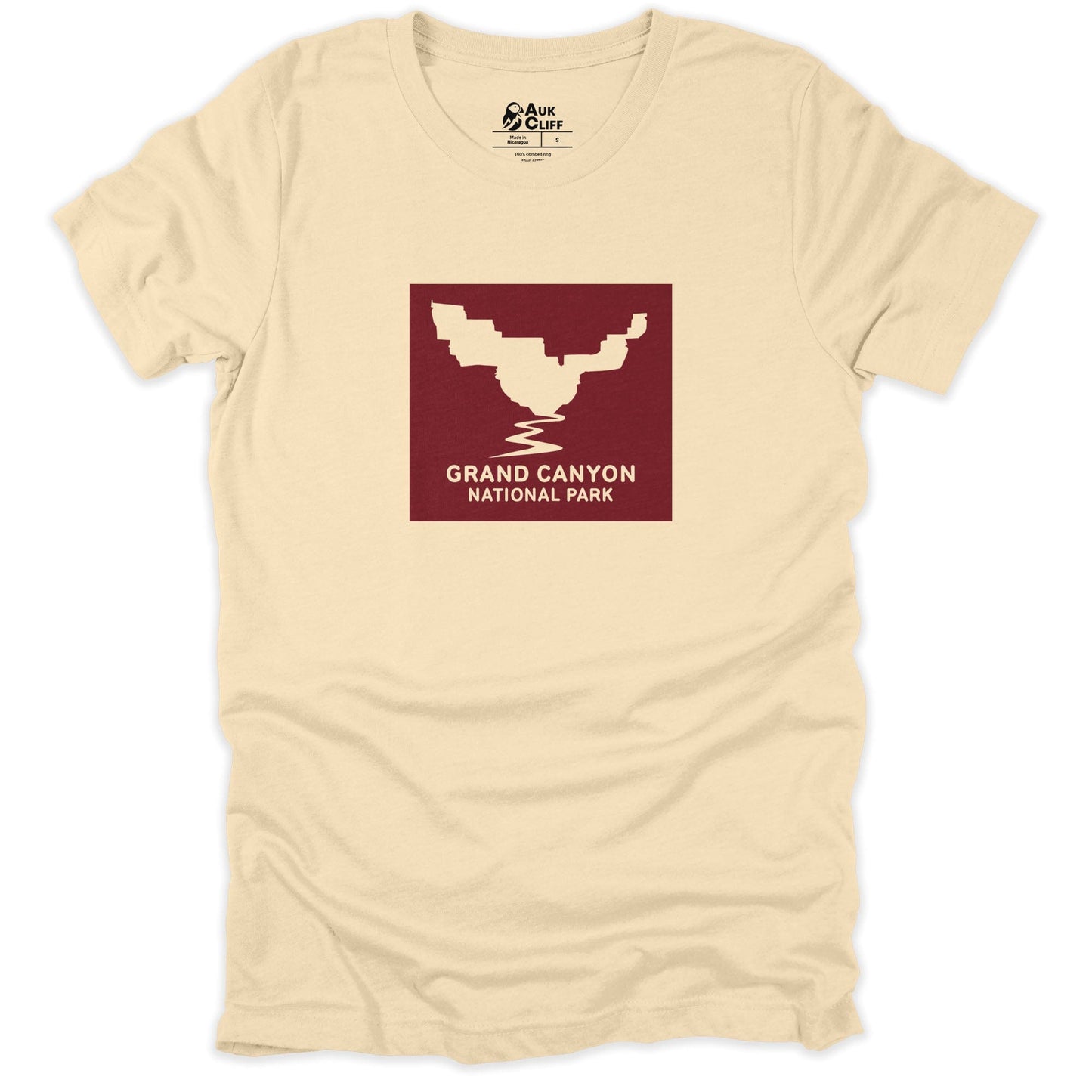AukCliff USA National Park T-shirt Soft Cream / S Grand Canyon National Park T-Shirt | Classic View