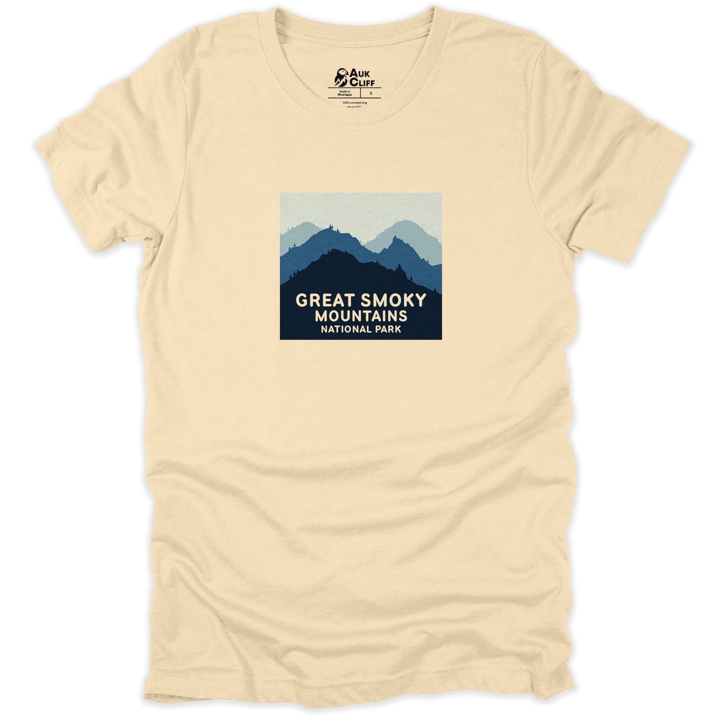 AukCliff USA National Park T-shirt Soft Cream / S Great Smoky Mountains National Park T-Shirt | Est. 1934