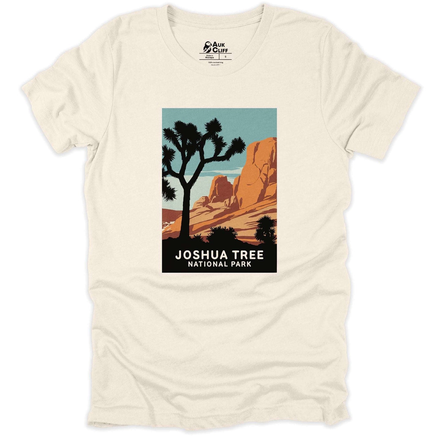 AukCliff USA National Park T-shirt Soft Cream / S Joshua Tree National Park T-shirt