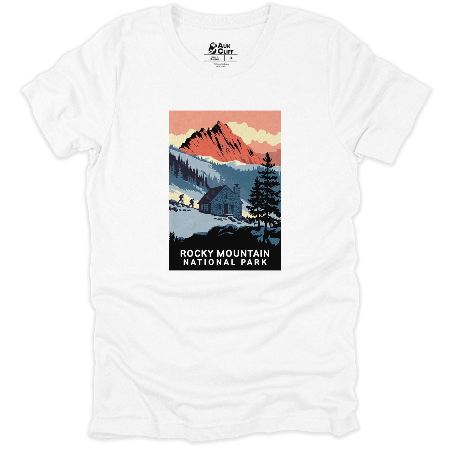 AukCliff USA National Park T-shirt White / S Rocky Mountain National Park T-shirt