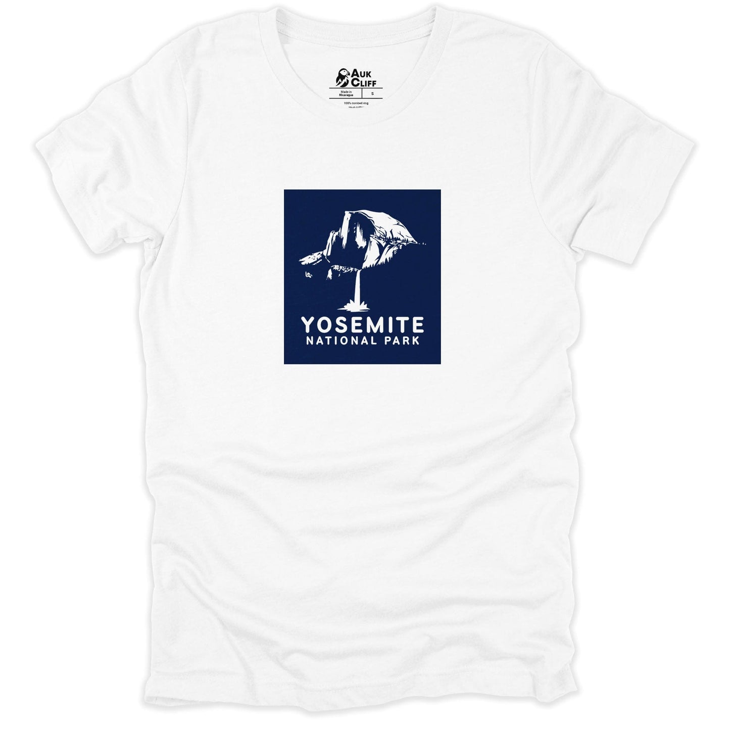 AukCliff USA National Park T-shirt White / S Yosemite National Park Minimalist T-shirt